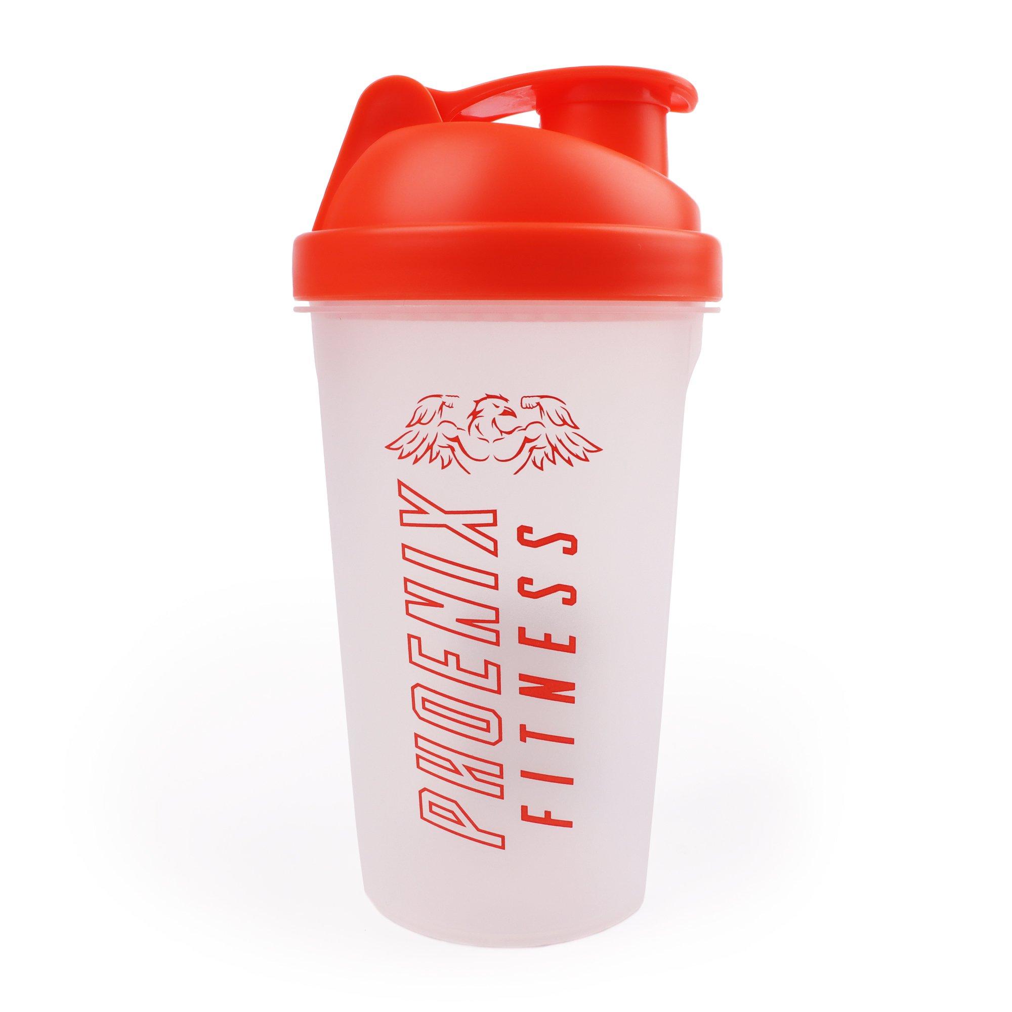 Orange - Phoenix Fitness - Phoenix Fitness 500ml Protein Shaker Bottle - 1