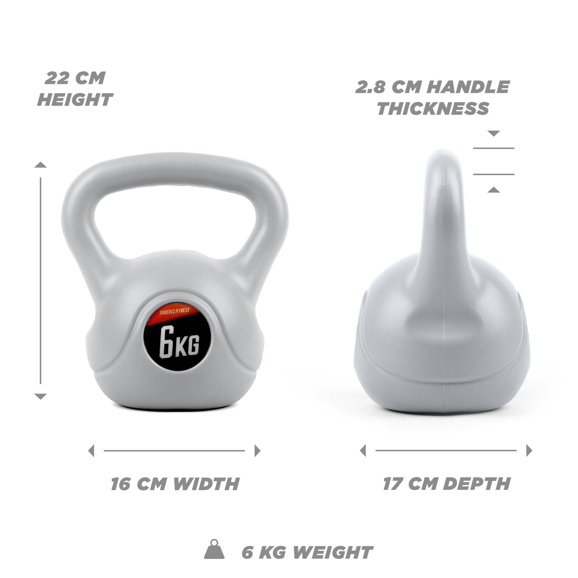Silver - Phoenix Fitness - Phoenix Fitness Kettlebell - 4