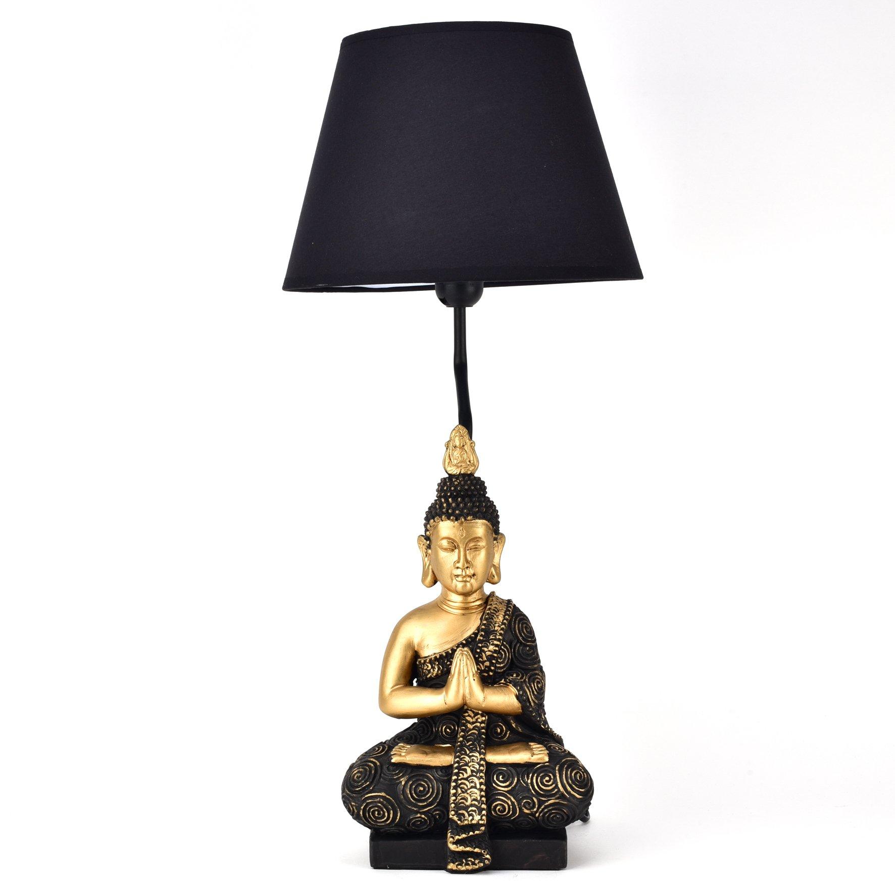 Gold - Hestia - Golden Buddha Table Lamp - 1