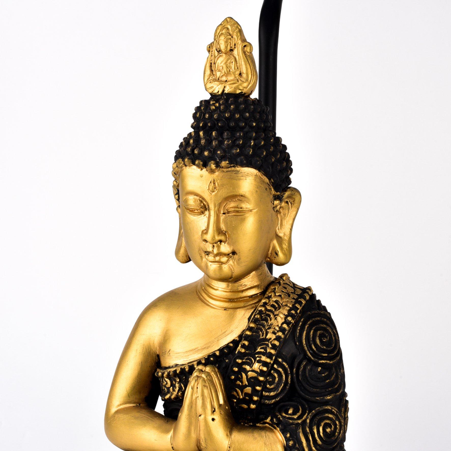 Gold - Hestia - Golden Buddha Table Lamp - 2