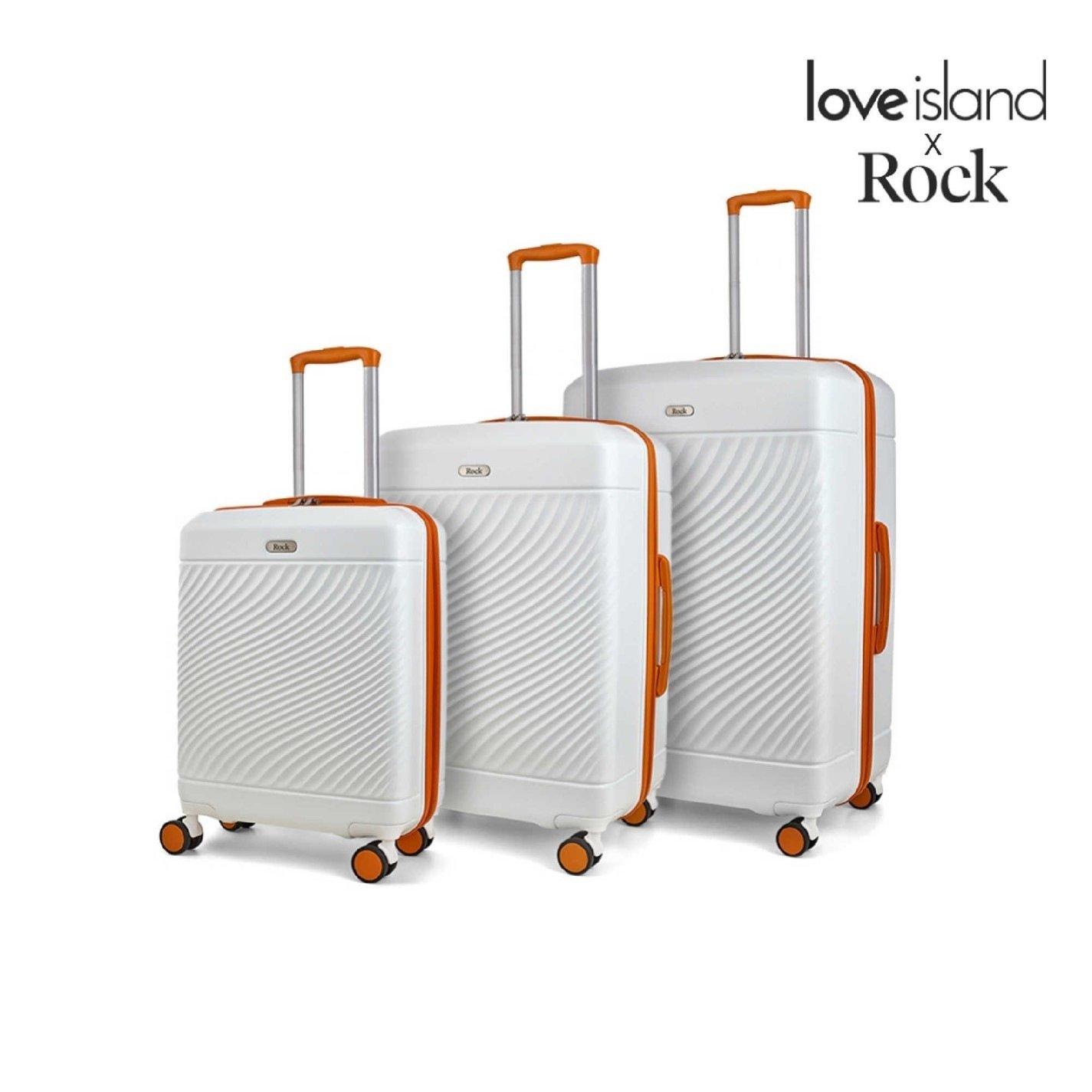 White/Orange - Rock - Rock Love Island Suitcase White/Orange - 1
