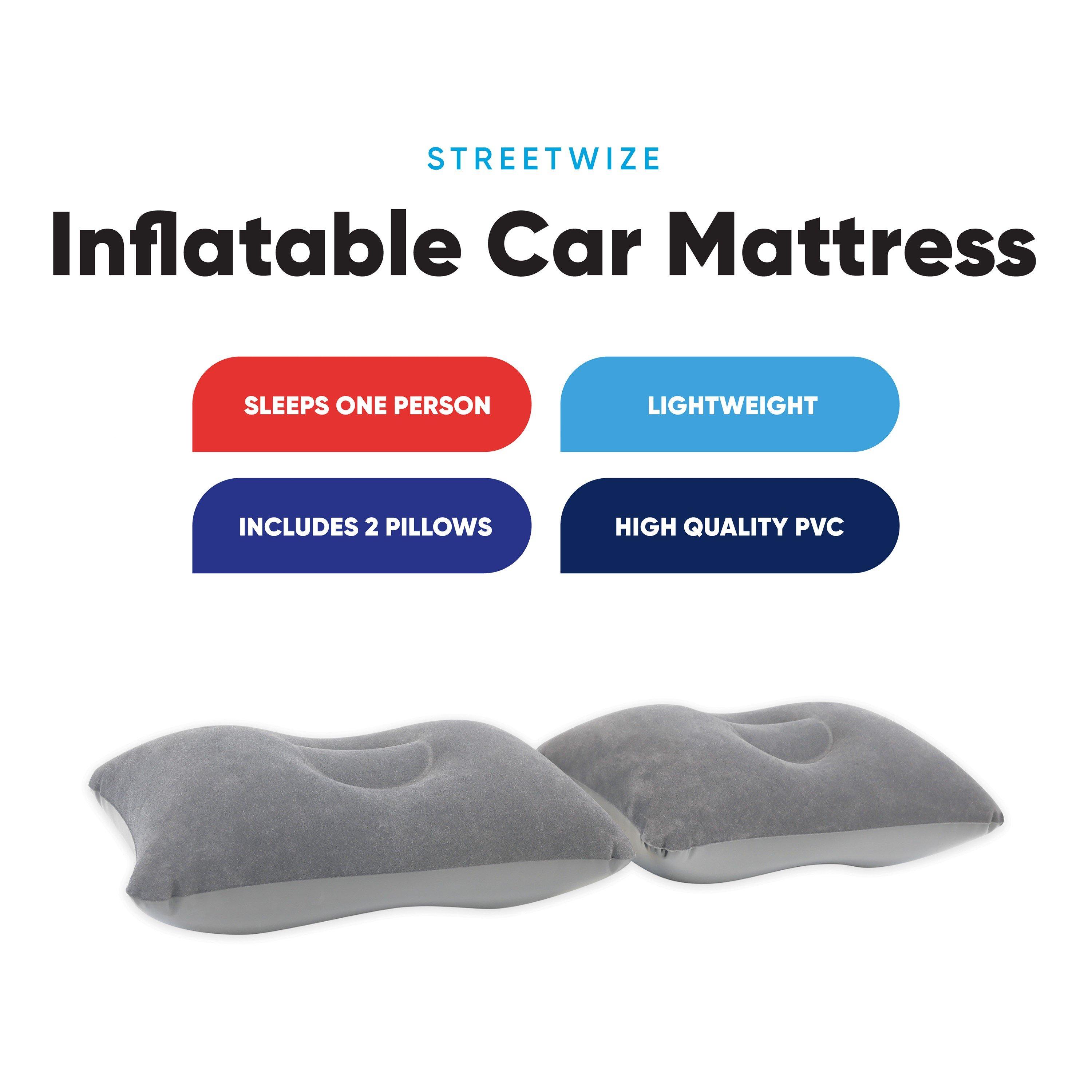 Grey - Streetwize - Inflatable Car Mattress - Back Seat - 5