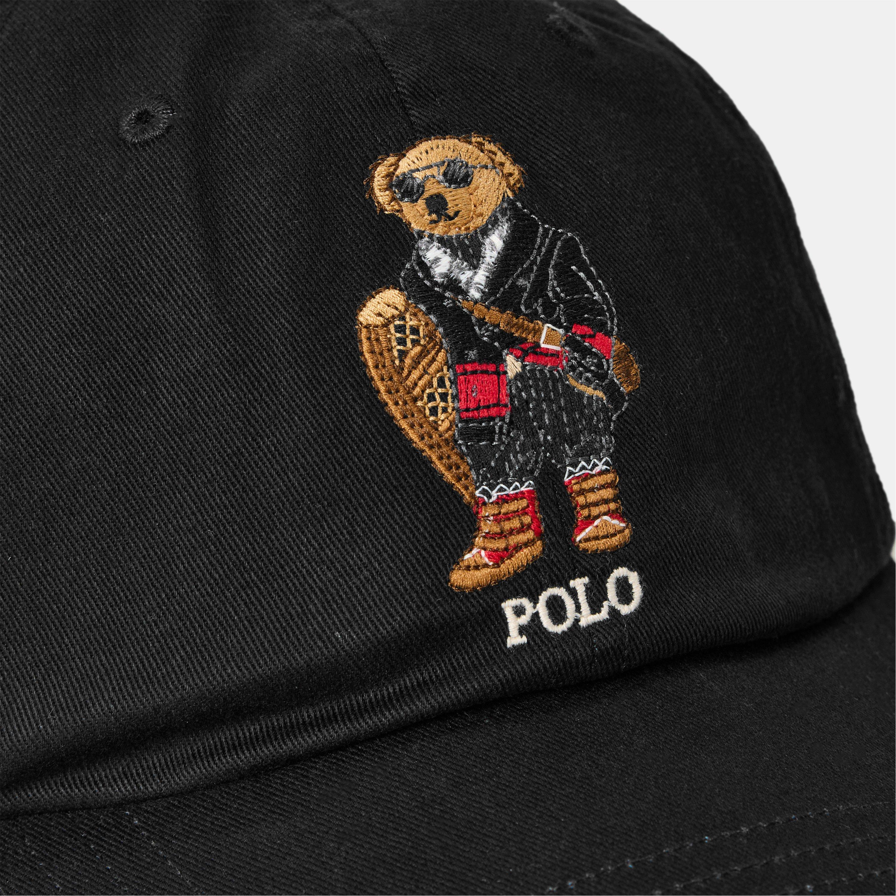 Polo Black - Polo Ralph Lauren - Men's Holiday Bear Baseball Cap - 4