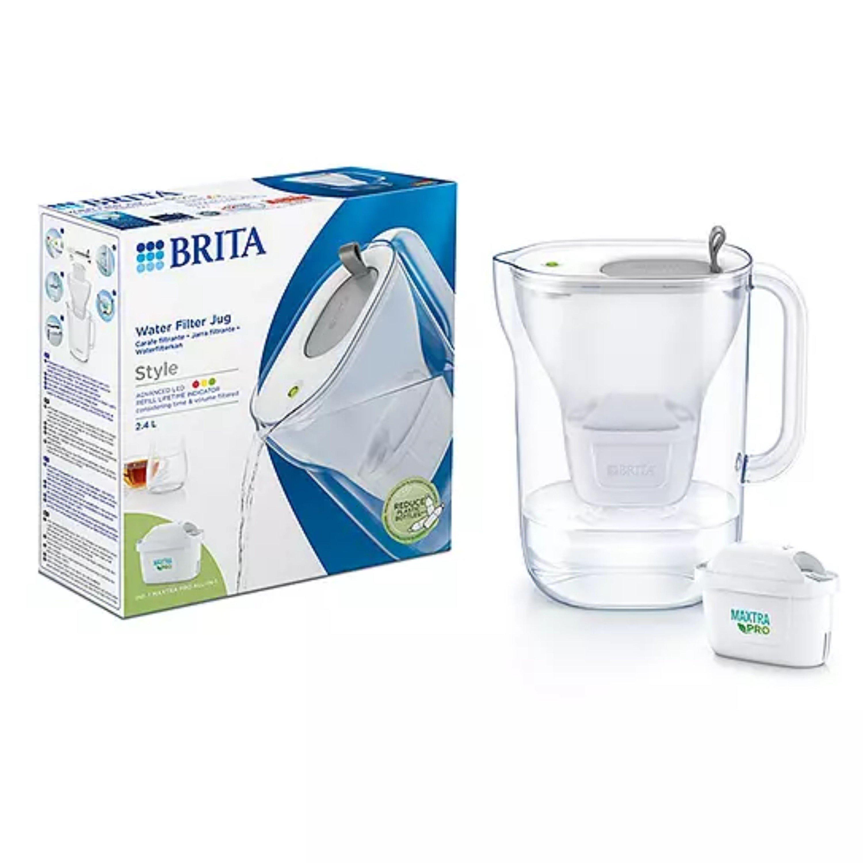 None - Brita - Style Water Filter Jug Grey (2.4L) - 3