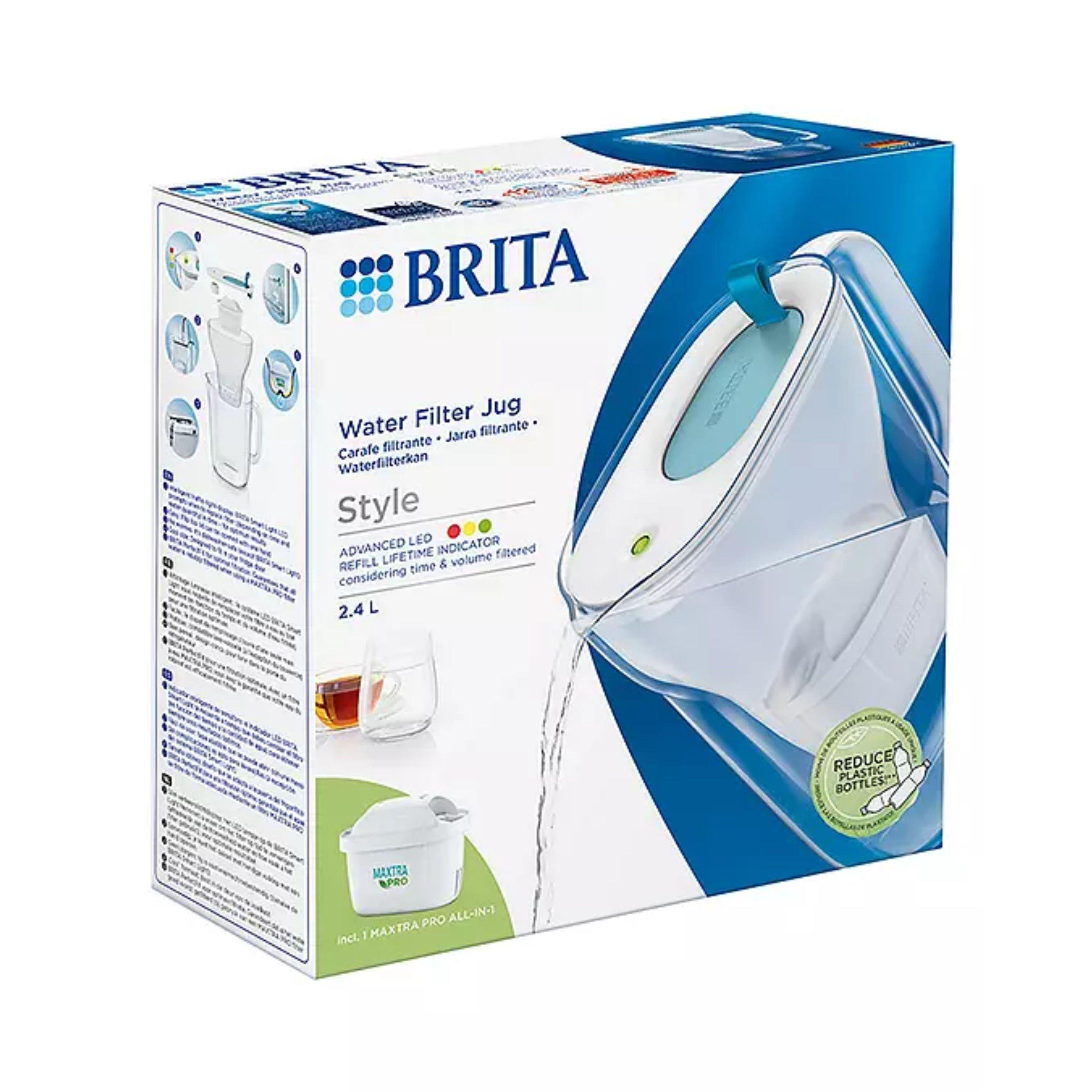 None - Brita - Style Water Filter Jug Blue (2.4L) - 1