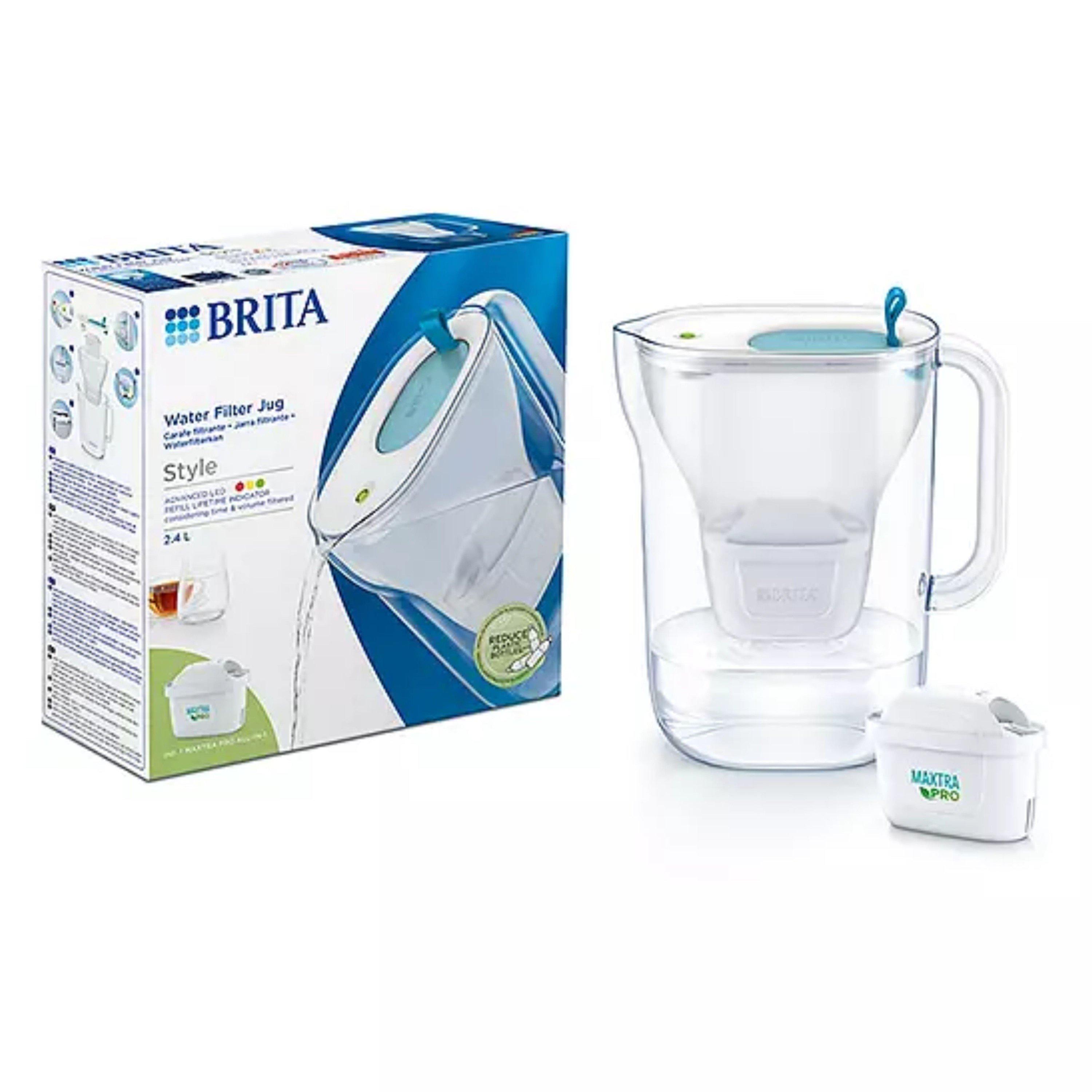 None - Brita - Style Water Filter Jug Blue (2.4L) - 2