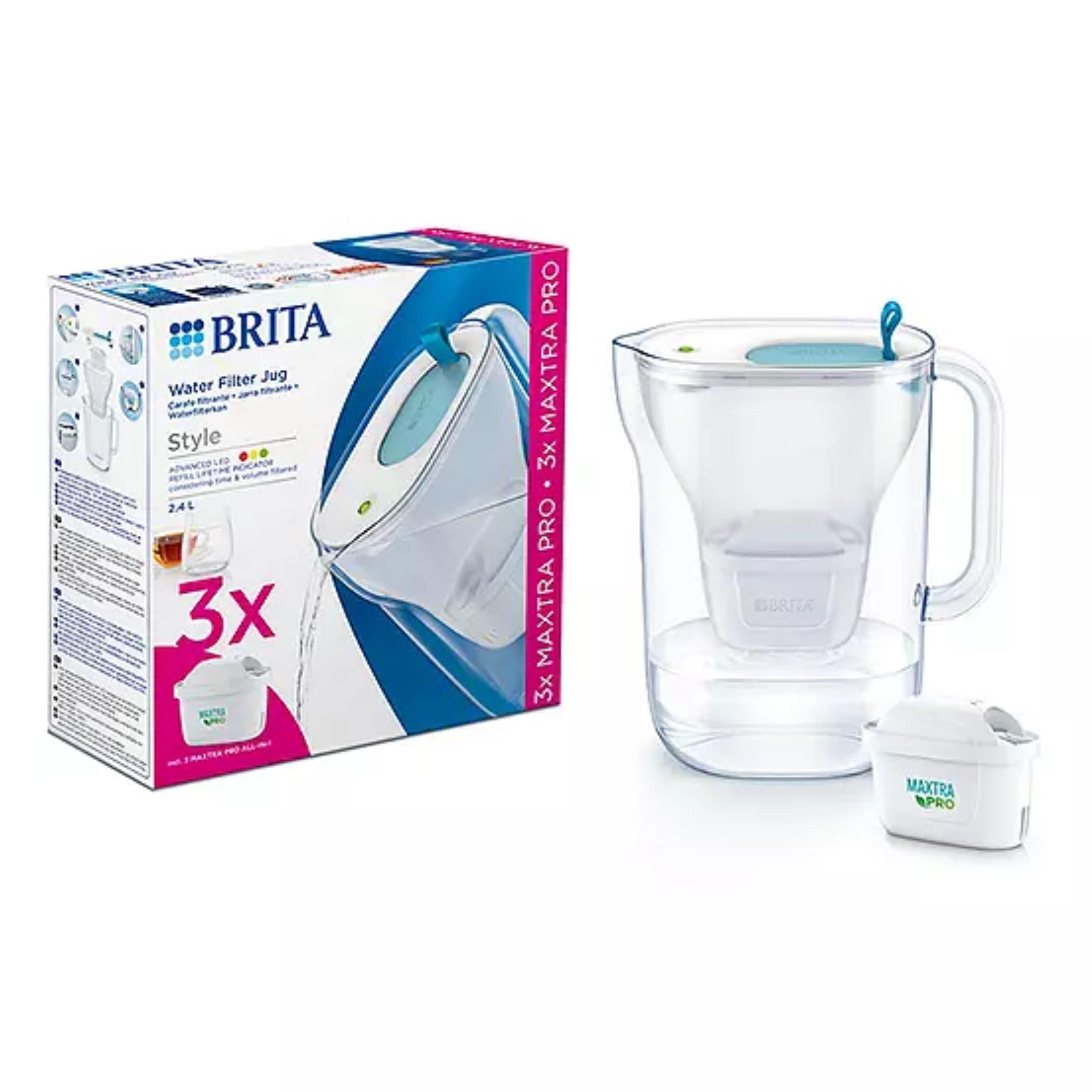 None - Brita - Style Water Filter Jug Blue (2.4L) - 2