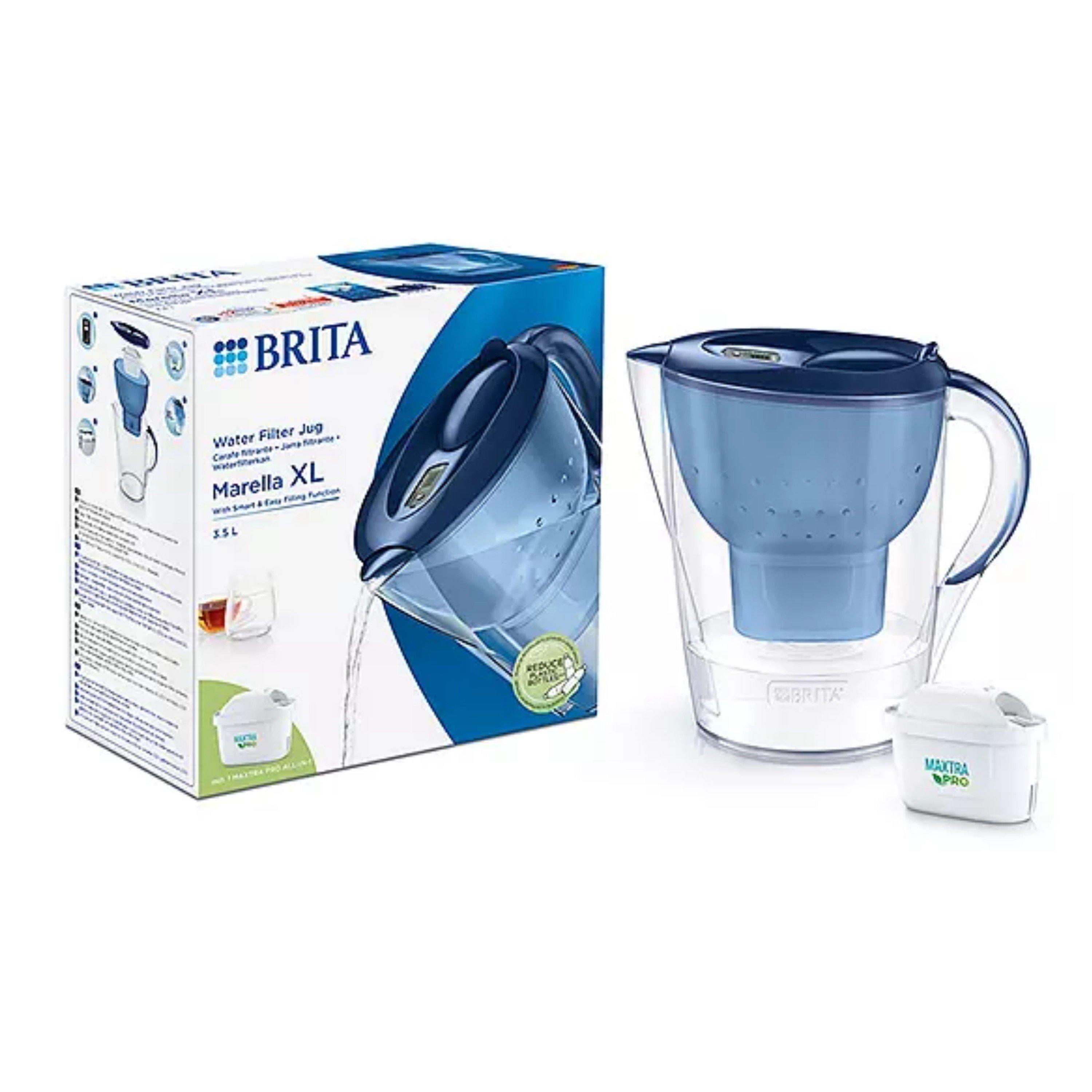None - Brita - Marella XL Water Filter Jug Blue (3.5L) - 3