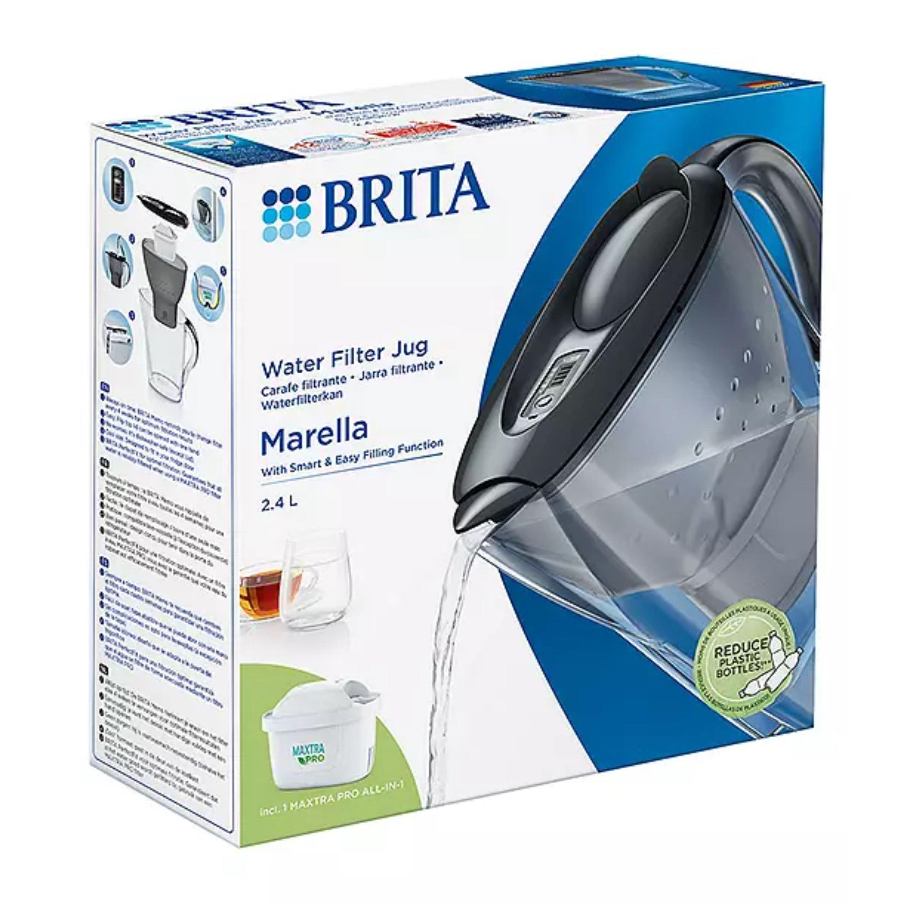 Brita  Marella Water Filter Jug Graphite (2.4L)