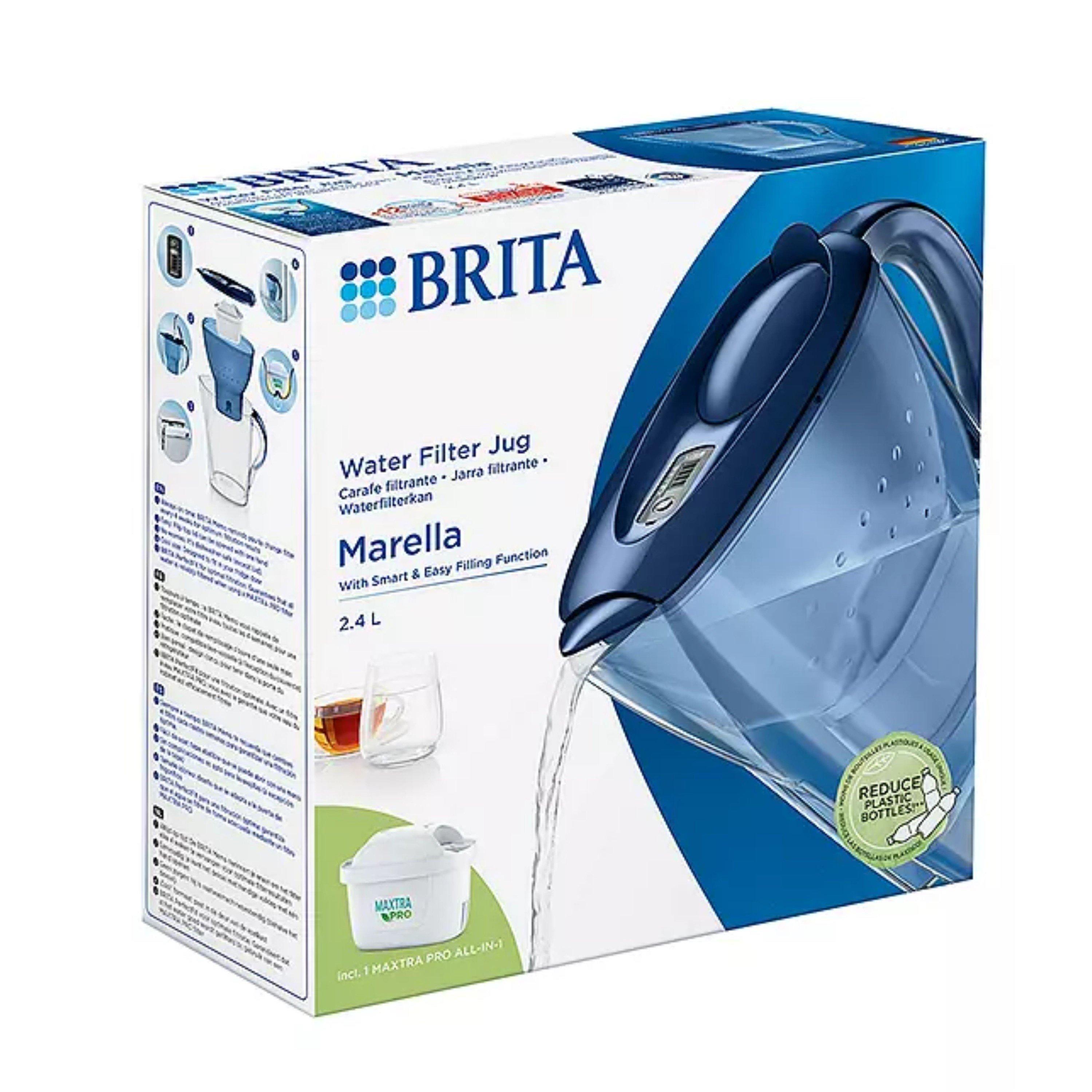 Brita  Marella Water Filter Jug Blue (2.4L)