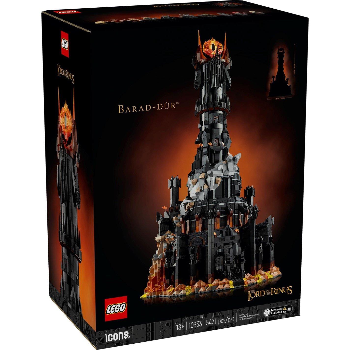 Multi - LEGO - LEGO -10333 Icons The Lord of the Rings: Barad-dur - 12