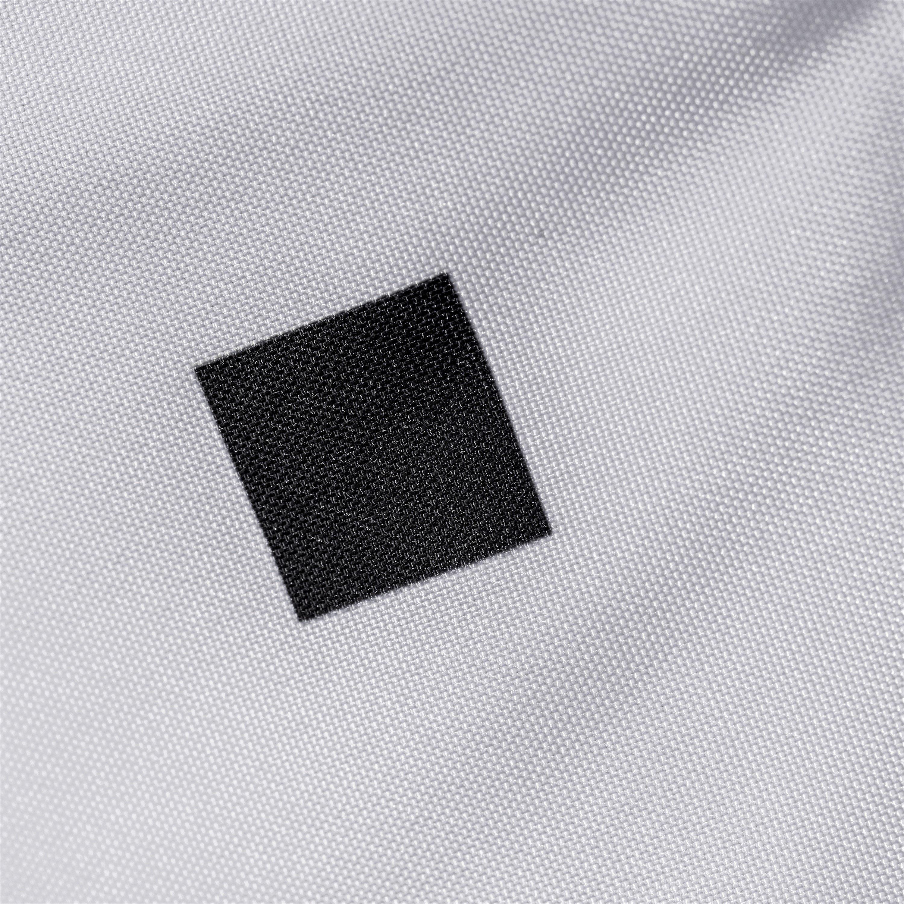 White/Black - Croydex - Black Square Print Shower Curtain - 4