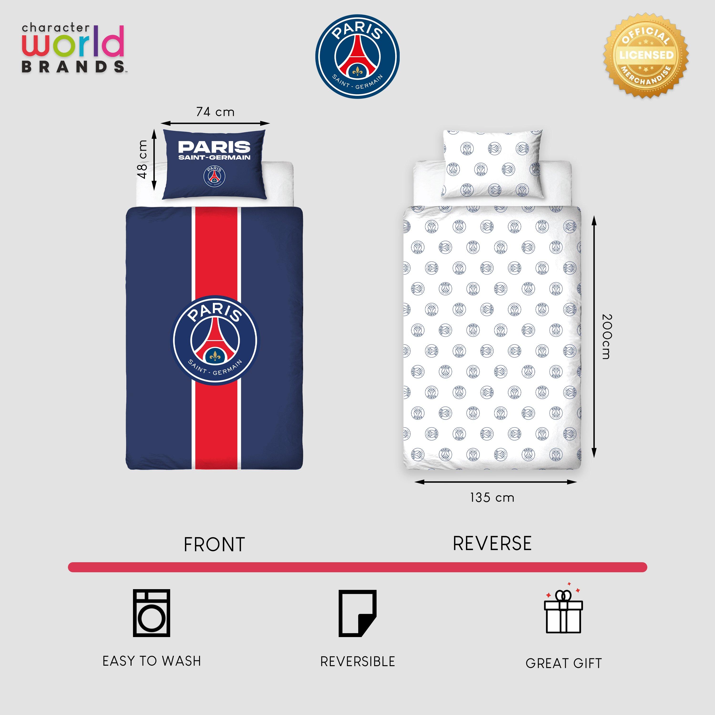 Blue - Paris Saint Germain - Paris Saint Germain Tackle Single Duvet Cover - 4