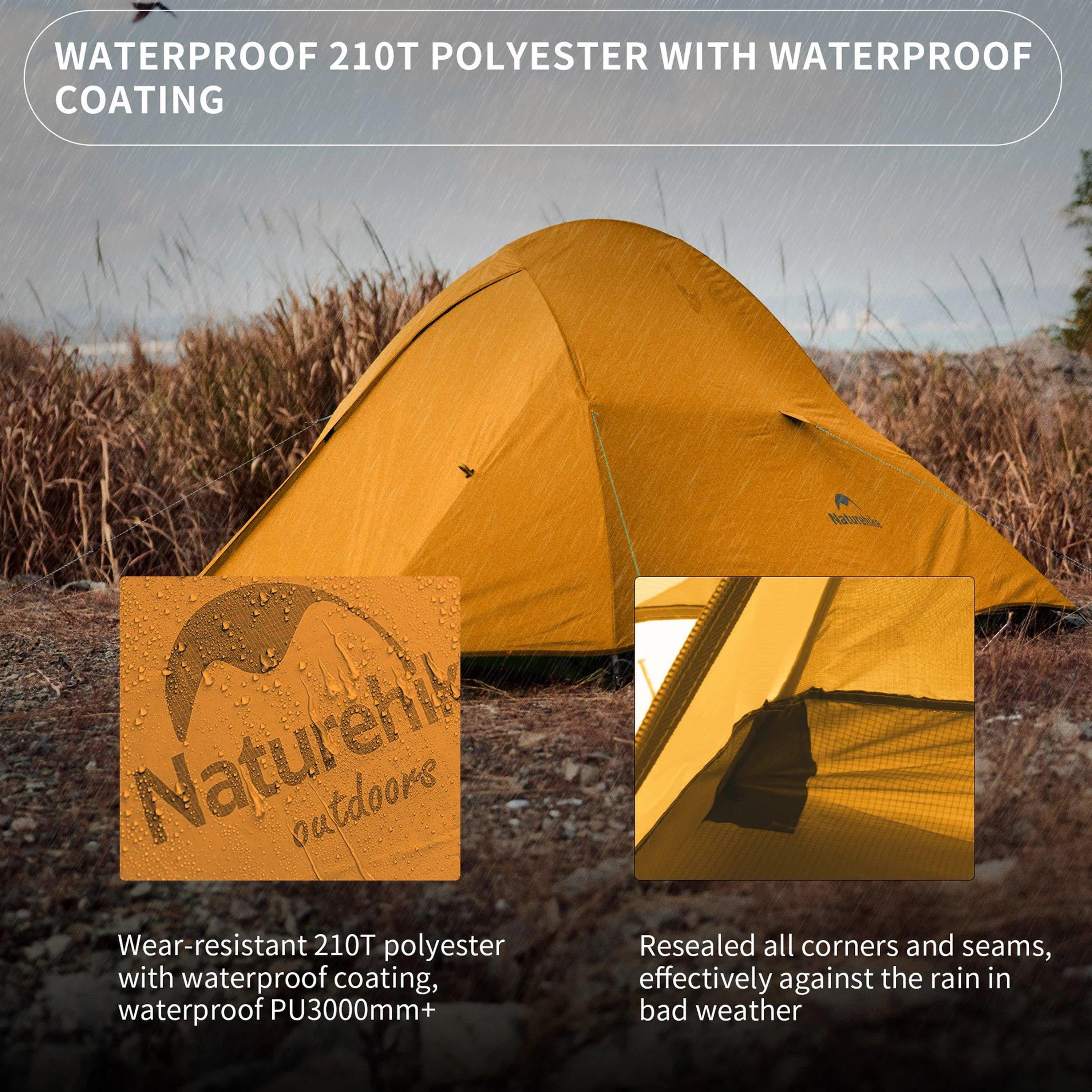 Orange - Naturehike - Cloud Up BASE Series 2 Person Tent - 4