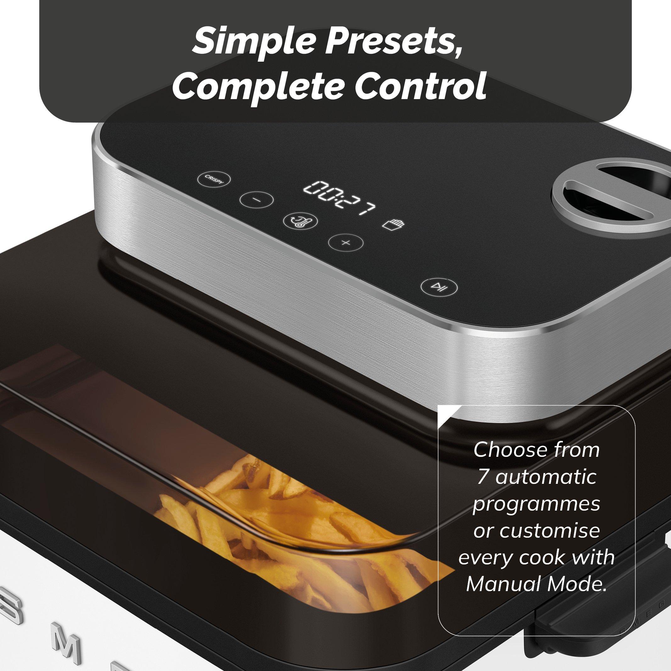 Matte White - Smeg - Smeg Dual Flavour AirFryer  7 Automatic Programme - 5