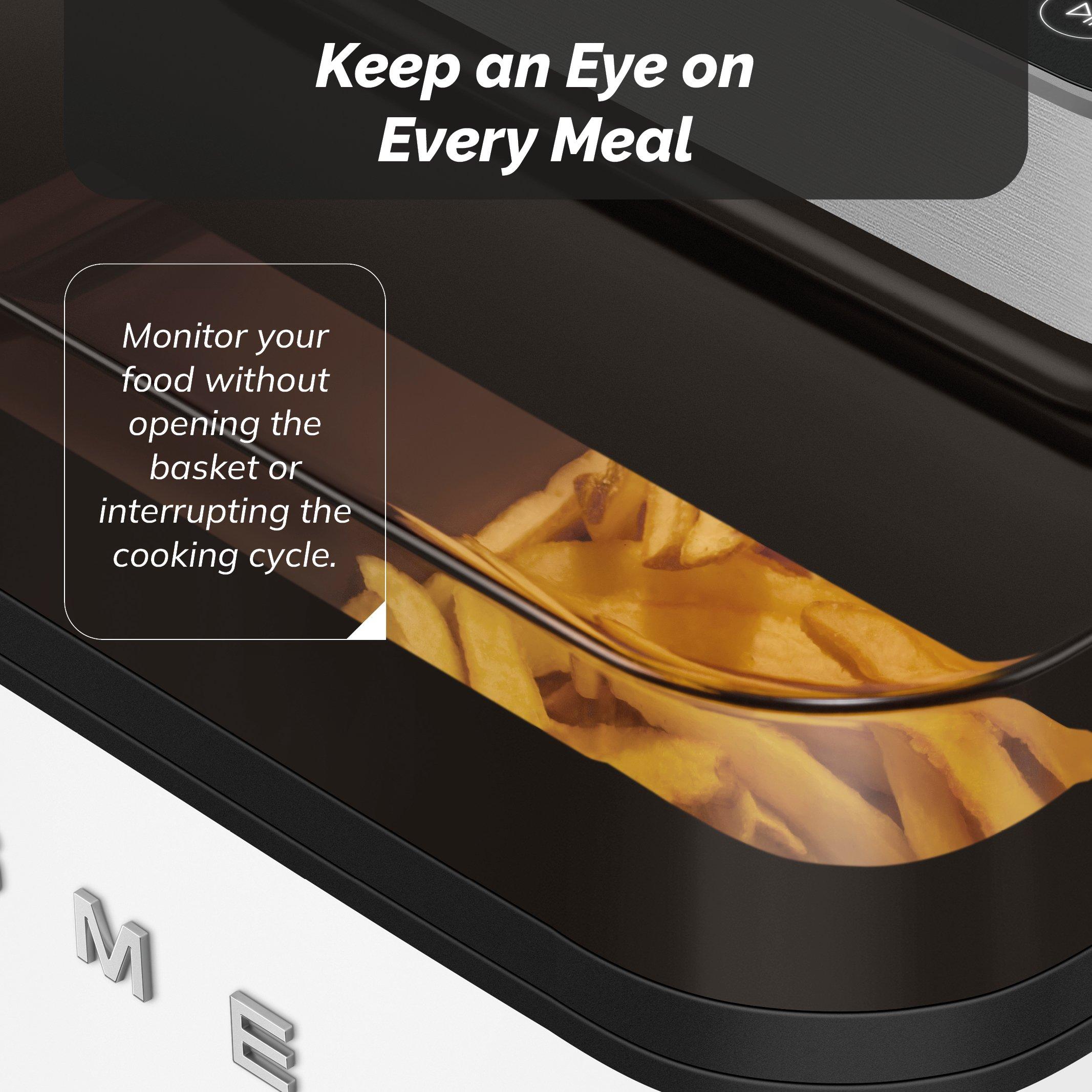 Matte White - Smeg - Smeg Dual Flavour AirFryer  7 Automatic Programme - 6