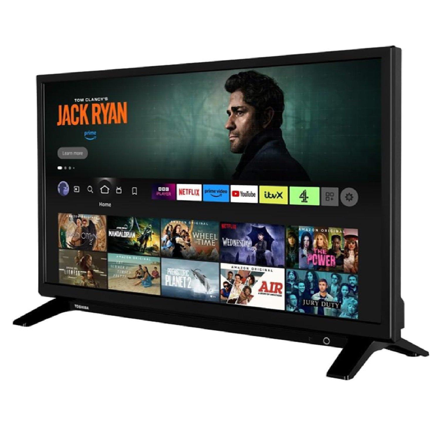 Black - Toshiba - TOSHIBA 24" Smart HD Ready HDR LED TV Amazon Alexa - 2