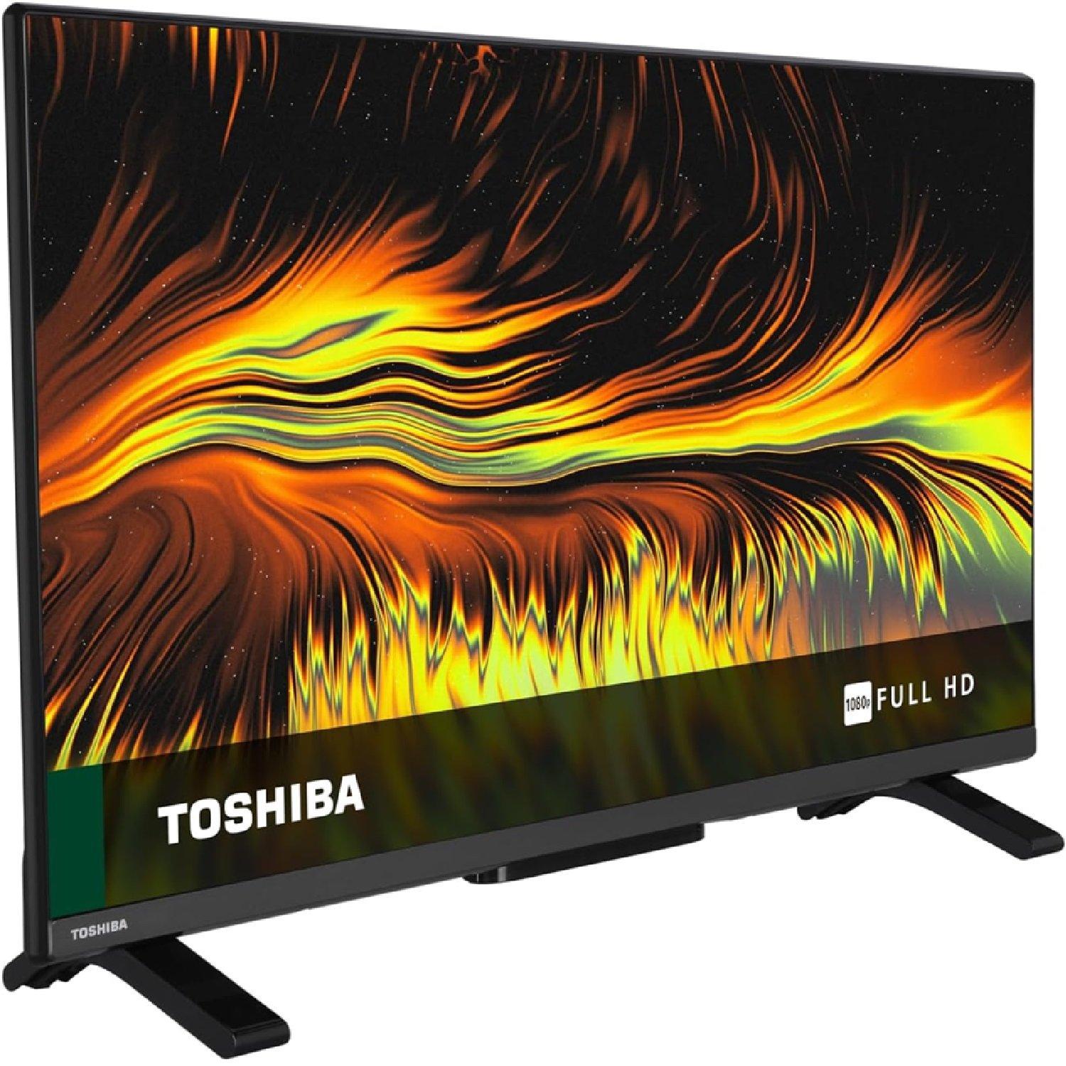 Black - Toshiba - TOSHIBA 32" Smart HD  LED TV with Amazon Alexa - 2