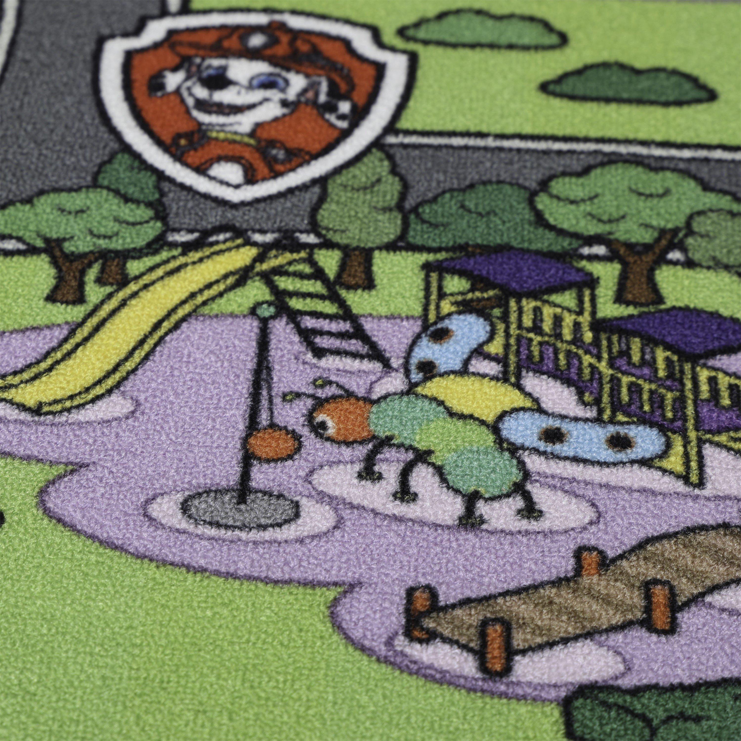Multicolour - Paw Patrol - Paw Patrol Adventure Bay Rectangular Play Rug - 6