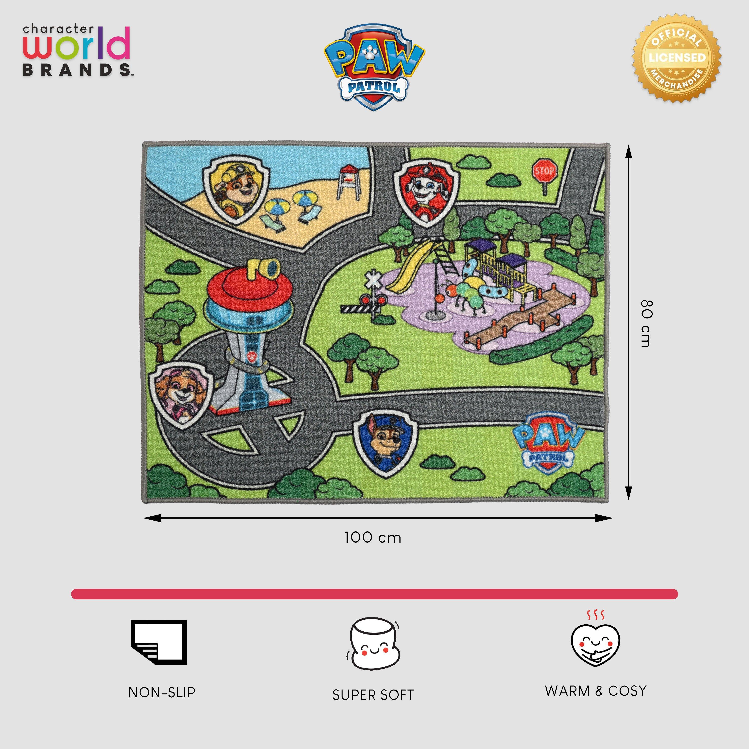Multicolour - Paw Patrol - Paw Patrol Adventure Bay Rectangular Play Rug - 7