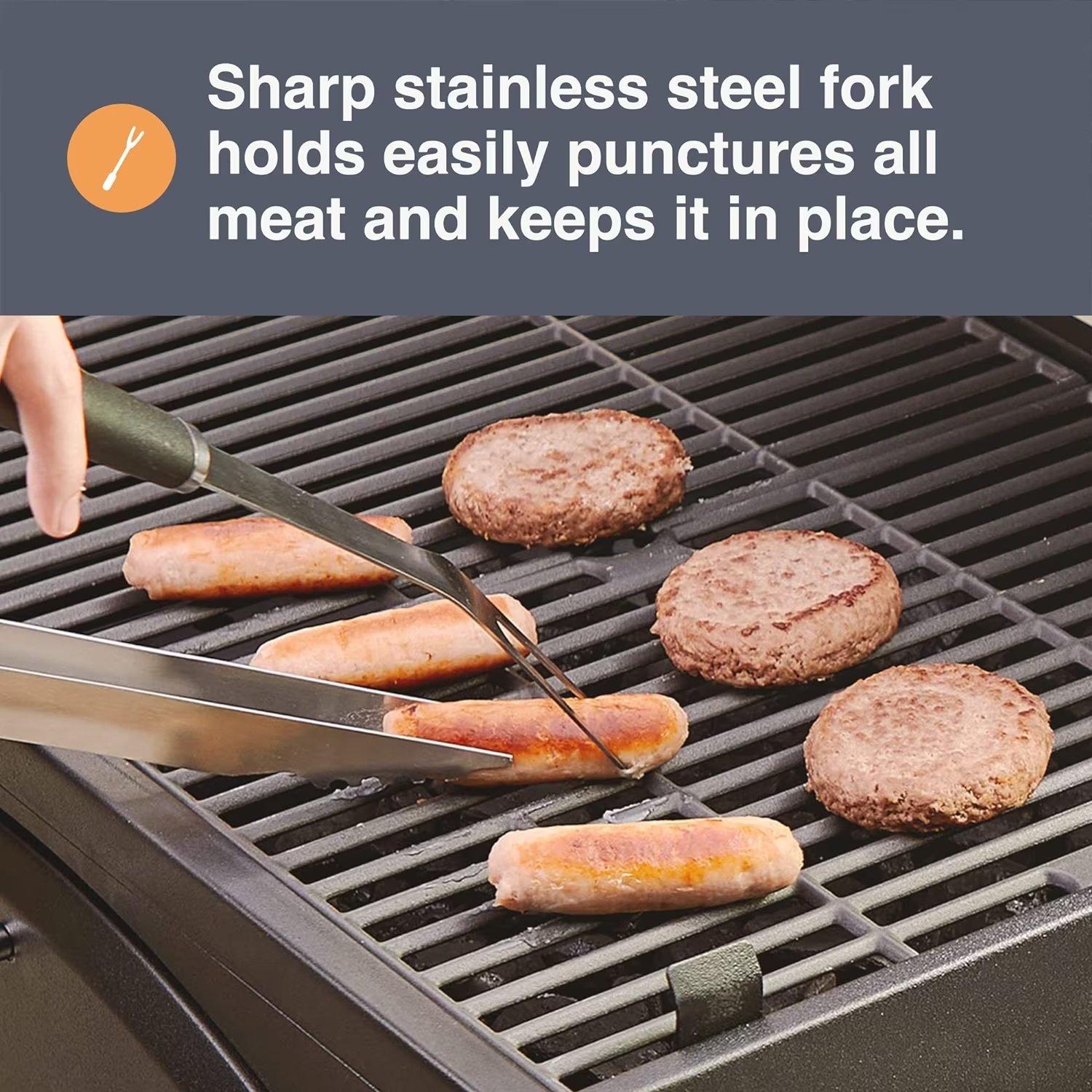 Black - VonShef - VonShef - 5pc BBQ Tool Set And Bag - 5