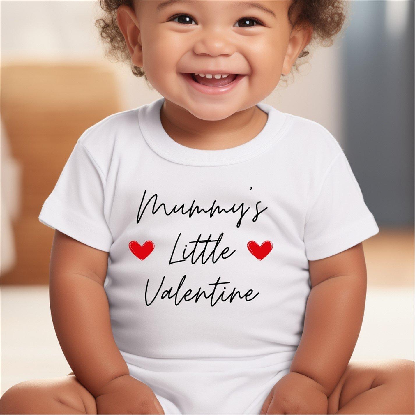 White - Aye Do Gifts - Mummys Little Valentine Baby Vest - 9202-BBYvest - 1