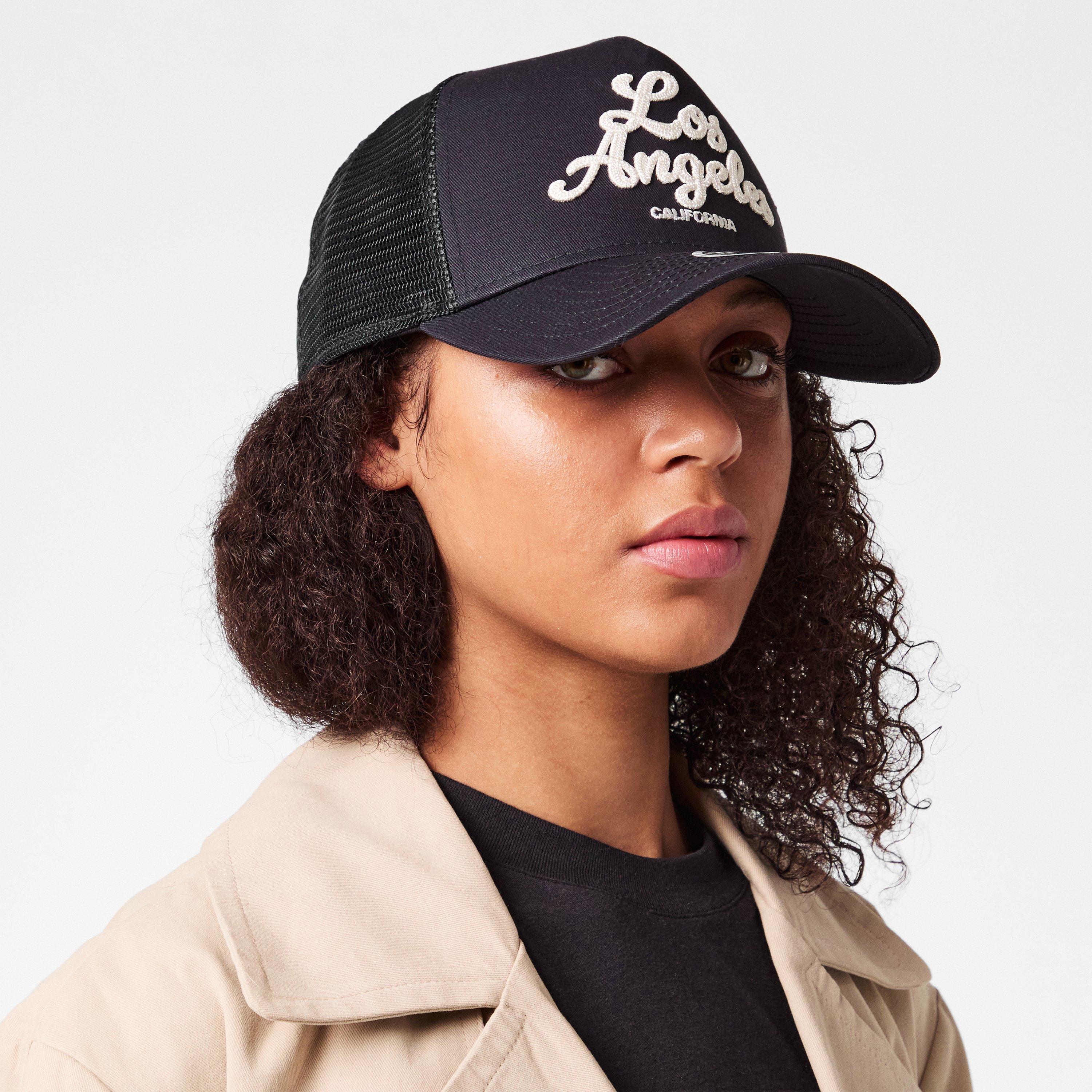 NE Navy - New Era - Womens LA Adjustable Trucker Cap - 3