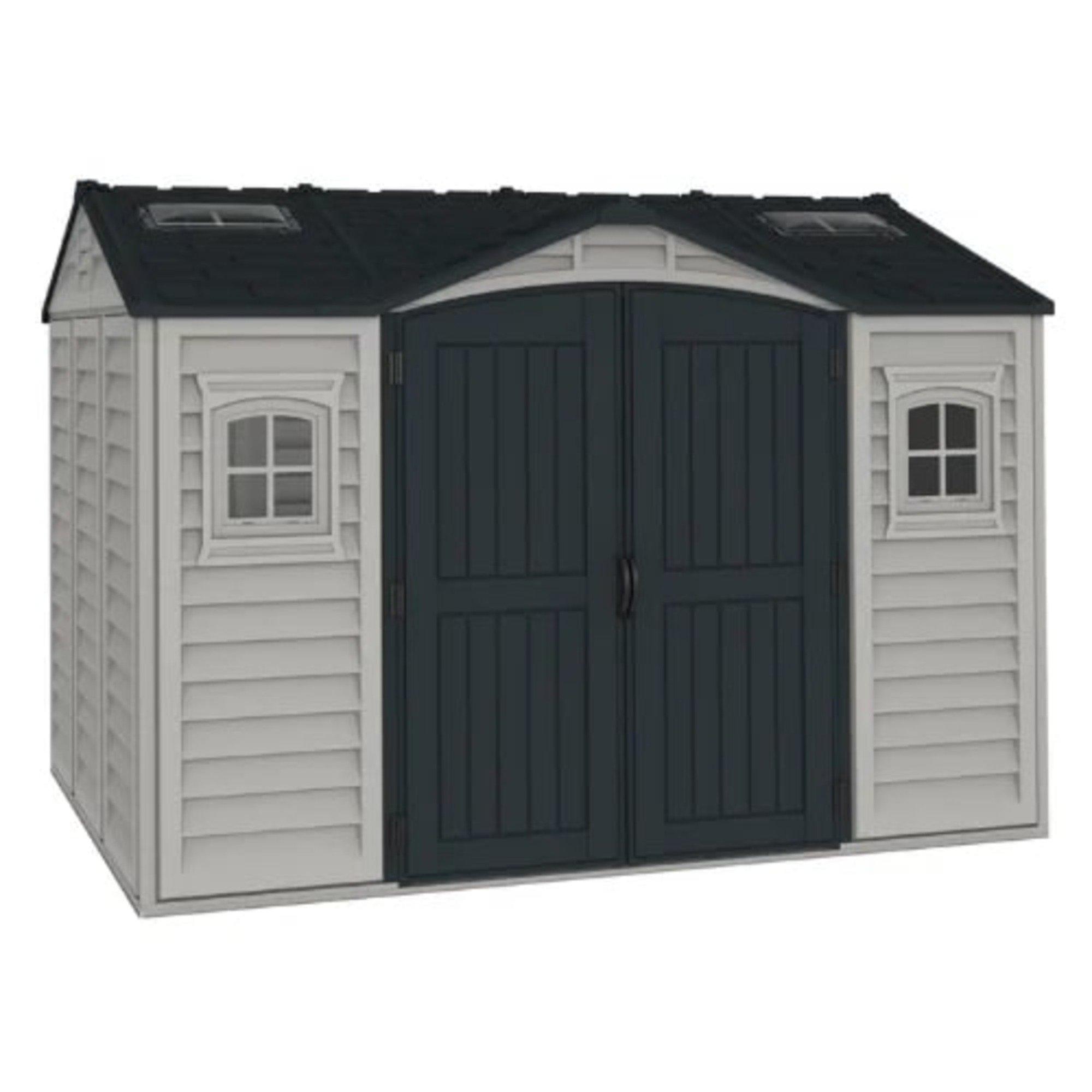 Light Grey - Store More - Saffron Apex Plus Vinyl Shed - 5