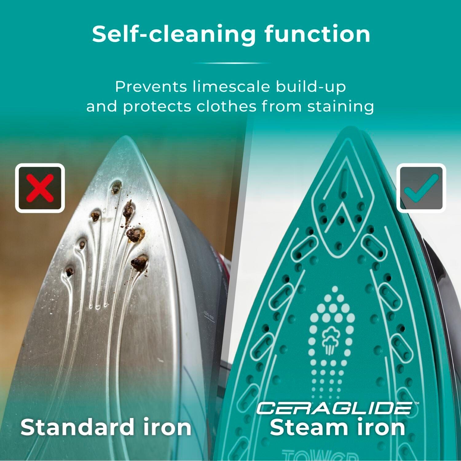 Teal - Tower - Tower  Ceraglide Steam Generator 2700W 1.2L - 6