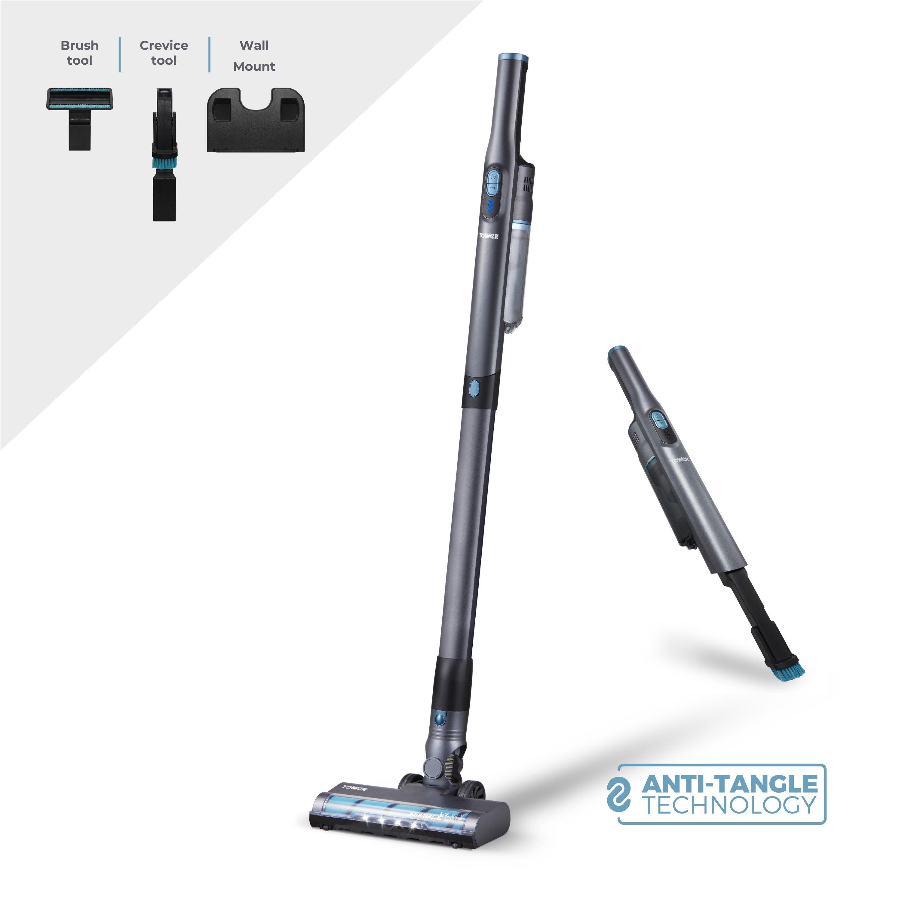 Tower VL60 Grey Cordless Stick Vacuum - 20000 Pa Suction - HEPA Filter - 35 Min Runtime - Image 11