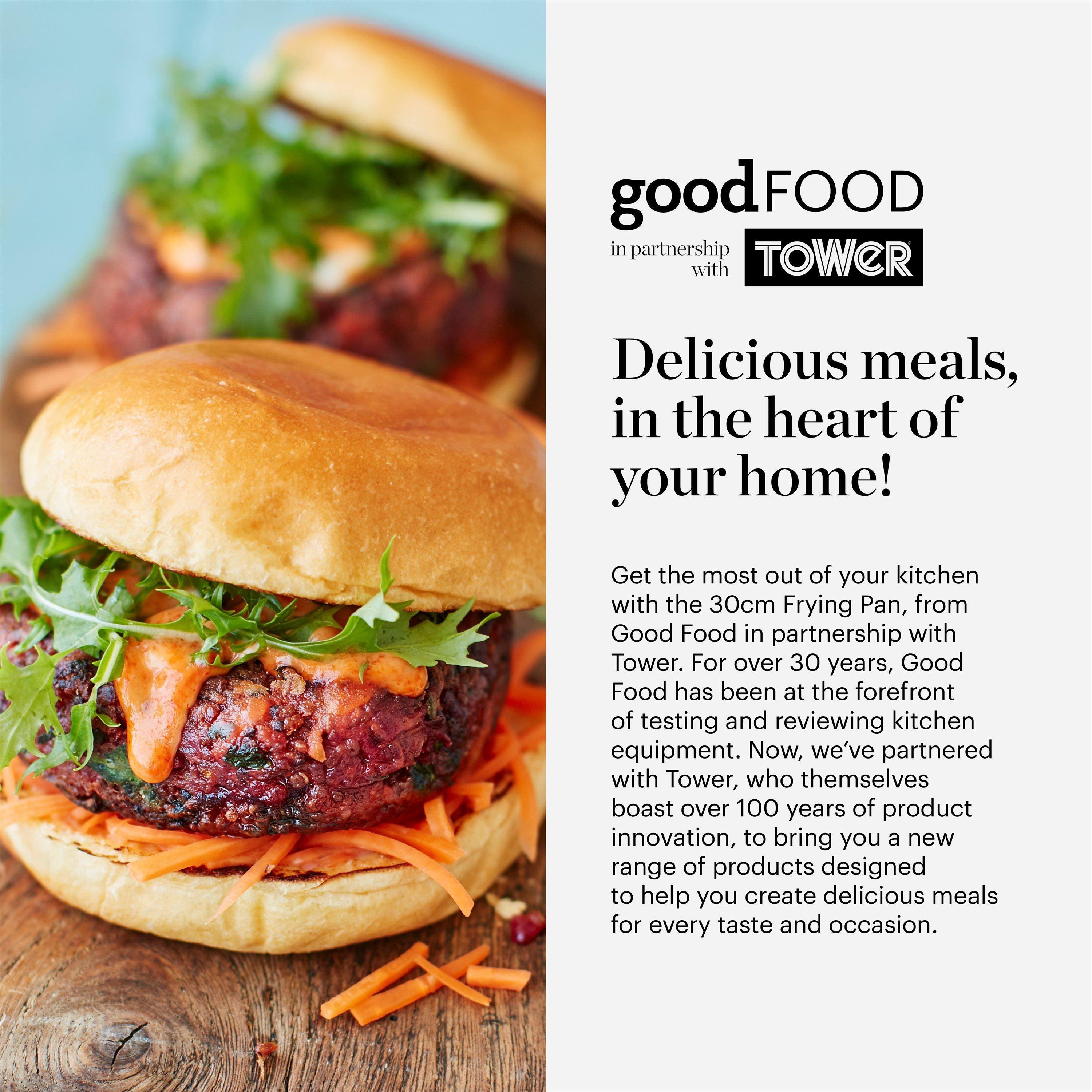 Stainless Steel - Good Food - Tri-Ply 30cm Frying Pan - 8