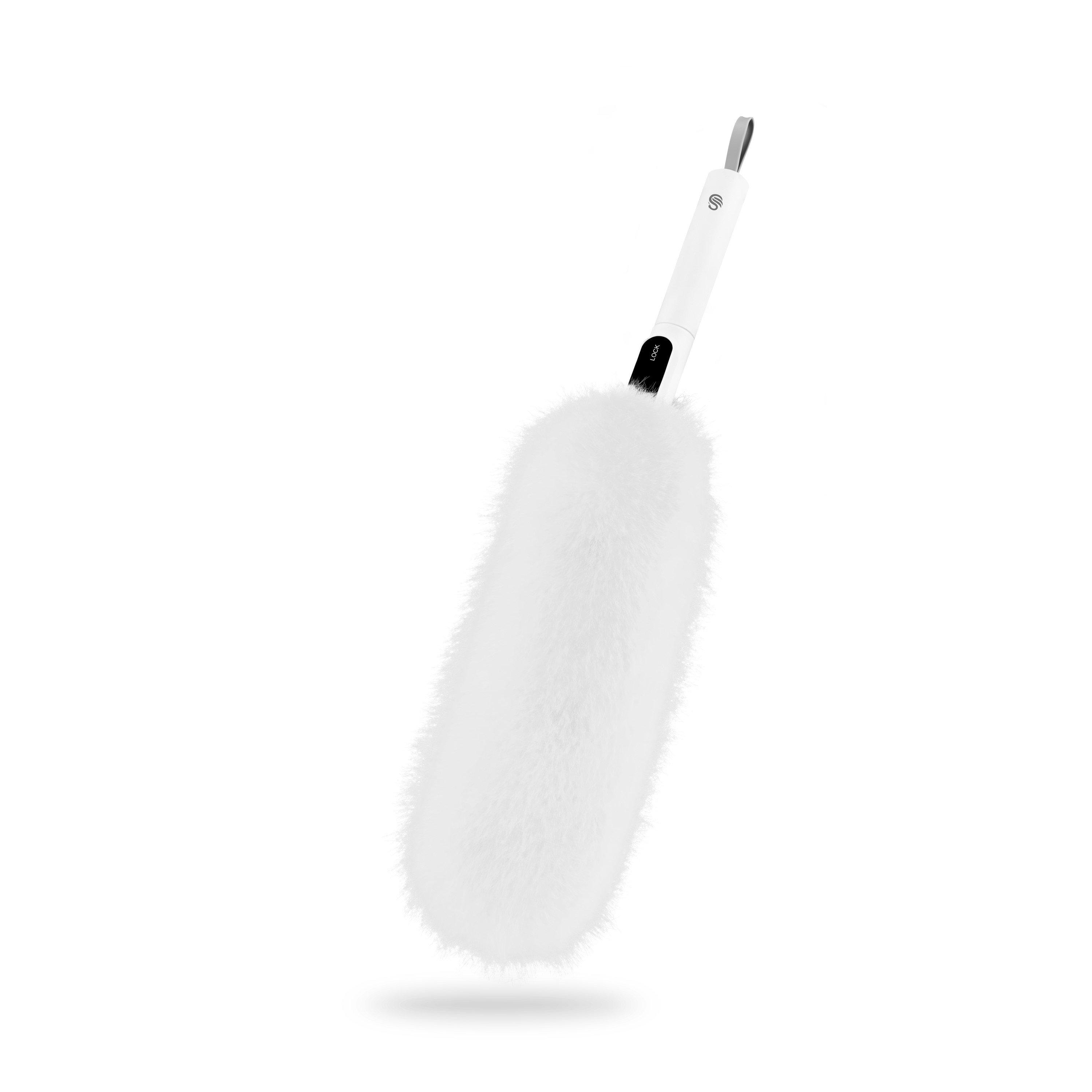 White - Swan - 2-in-1 Microfibre Duster - 1