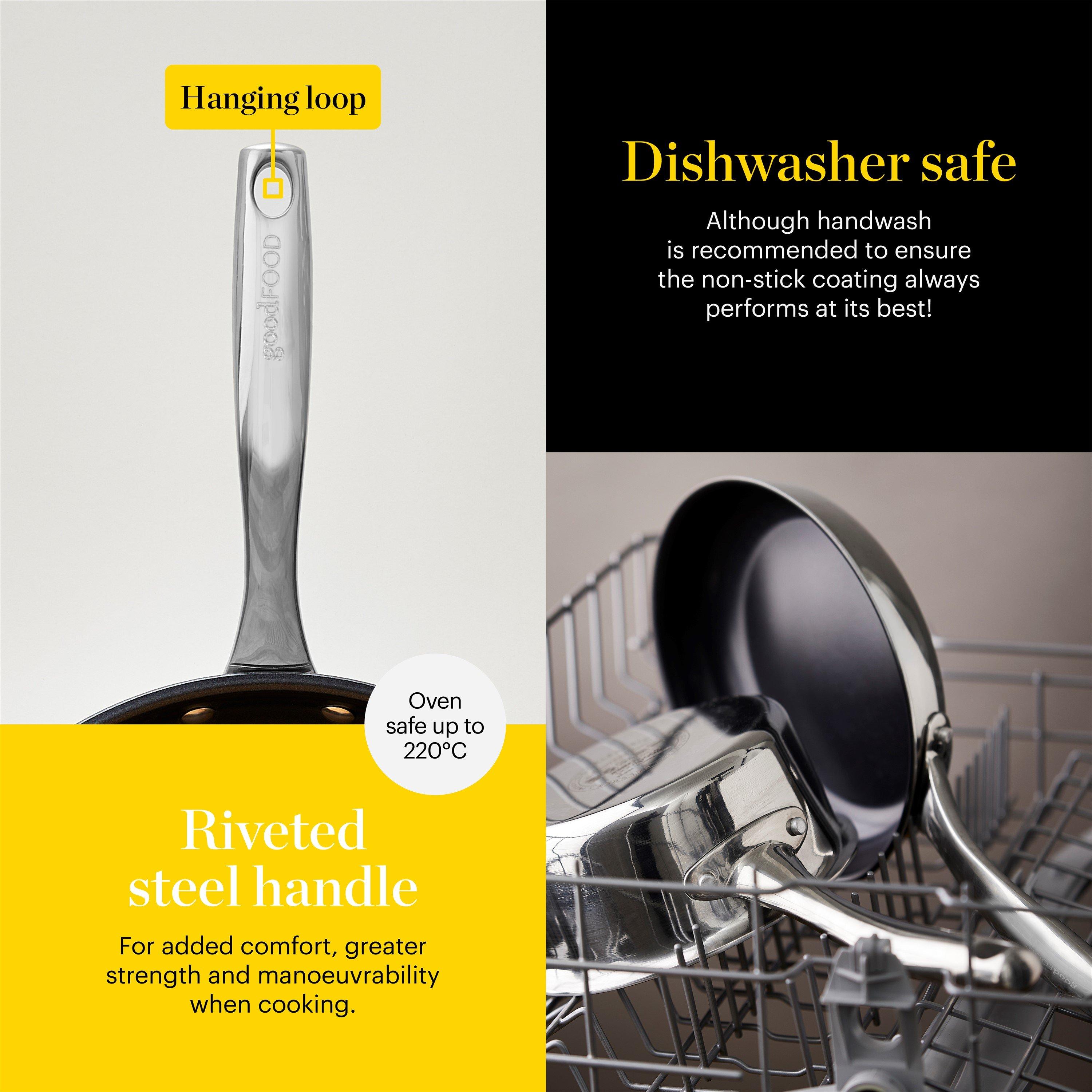 Stainless Steel - Good Food - Tri-Ply 28cm Frying Pan - 5