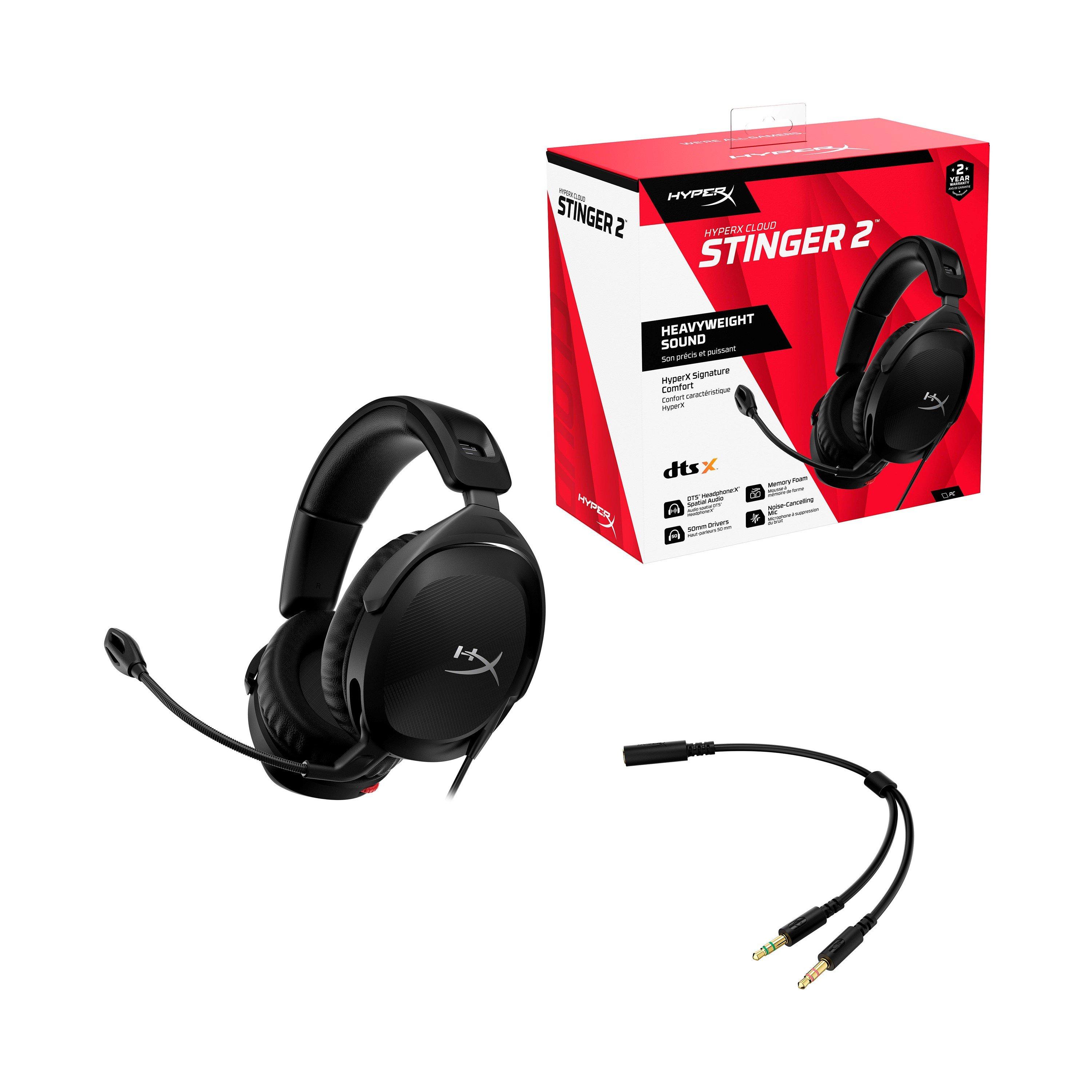 Sort - HyperX - Cloud Stinger 2 Gaming Headset - 9