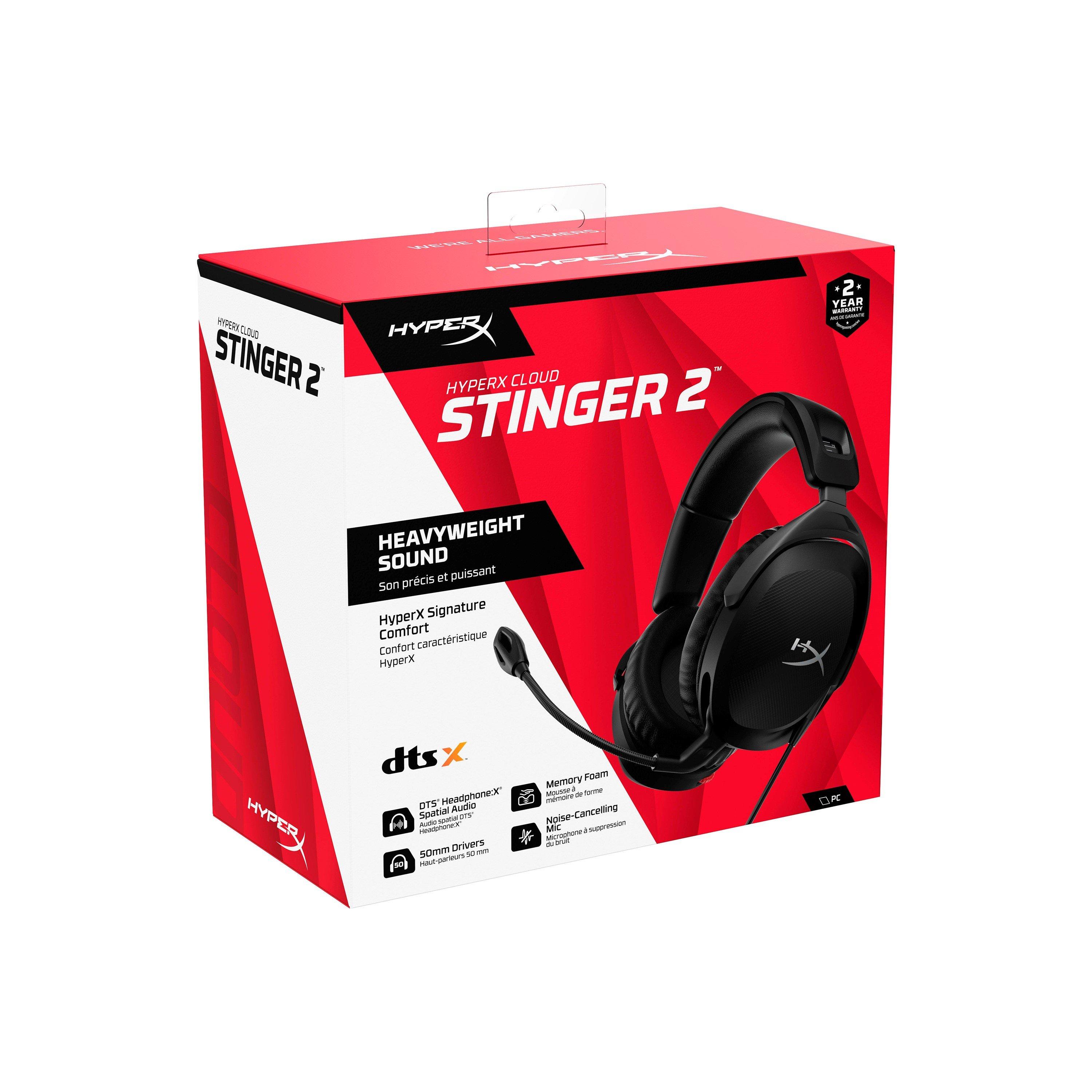 Sort - HyperX - Cloud Stinger 2 Gaming Headset - 10