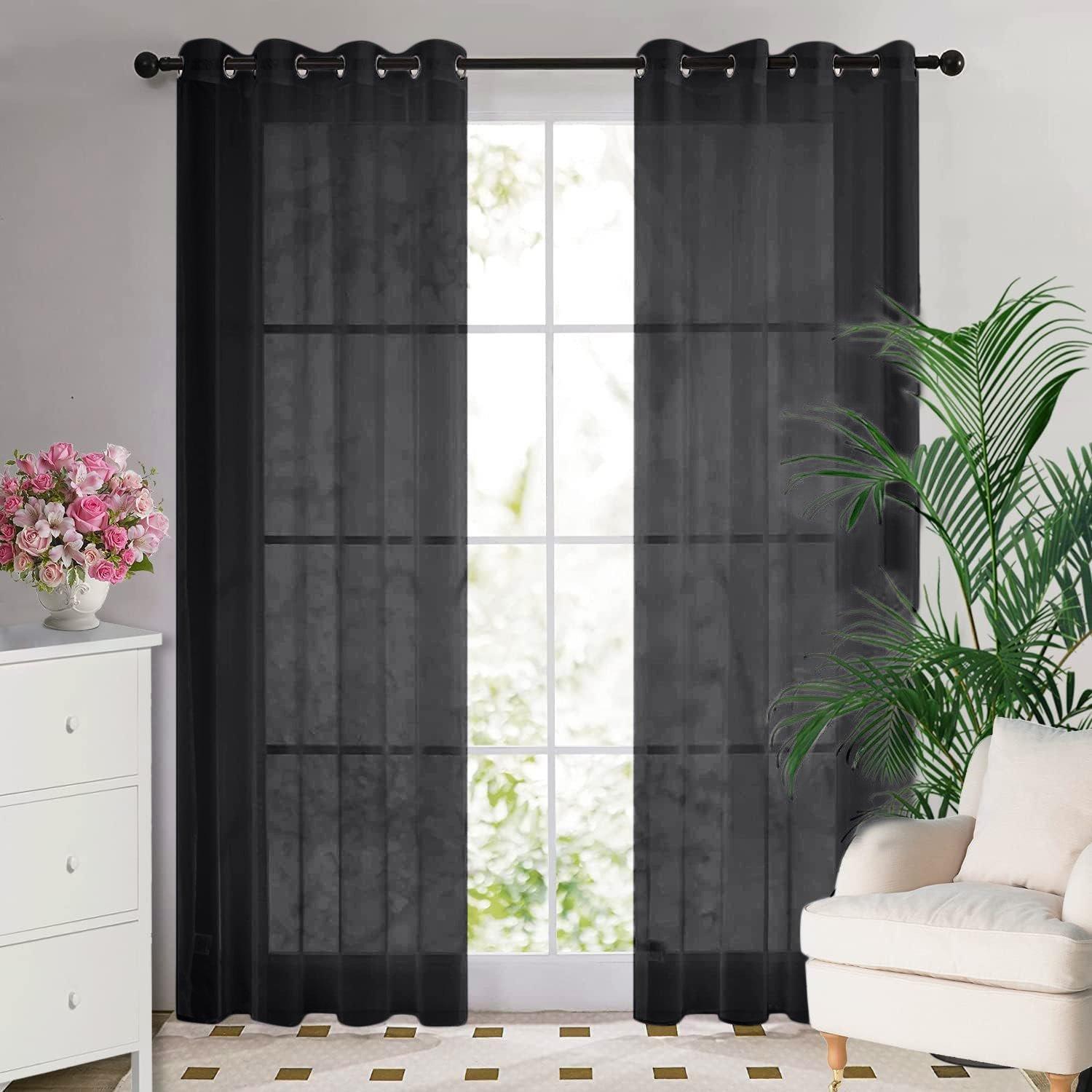 Plain Voile Ring Top Pairs