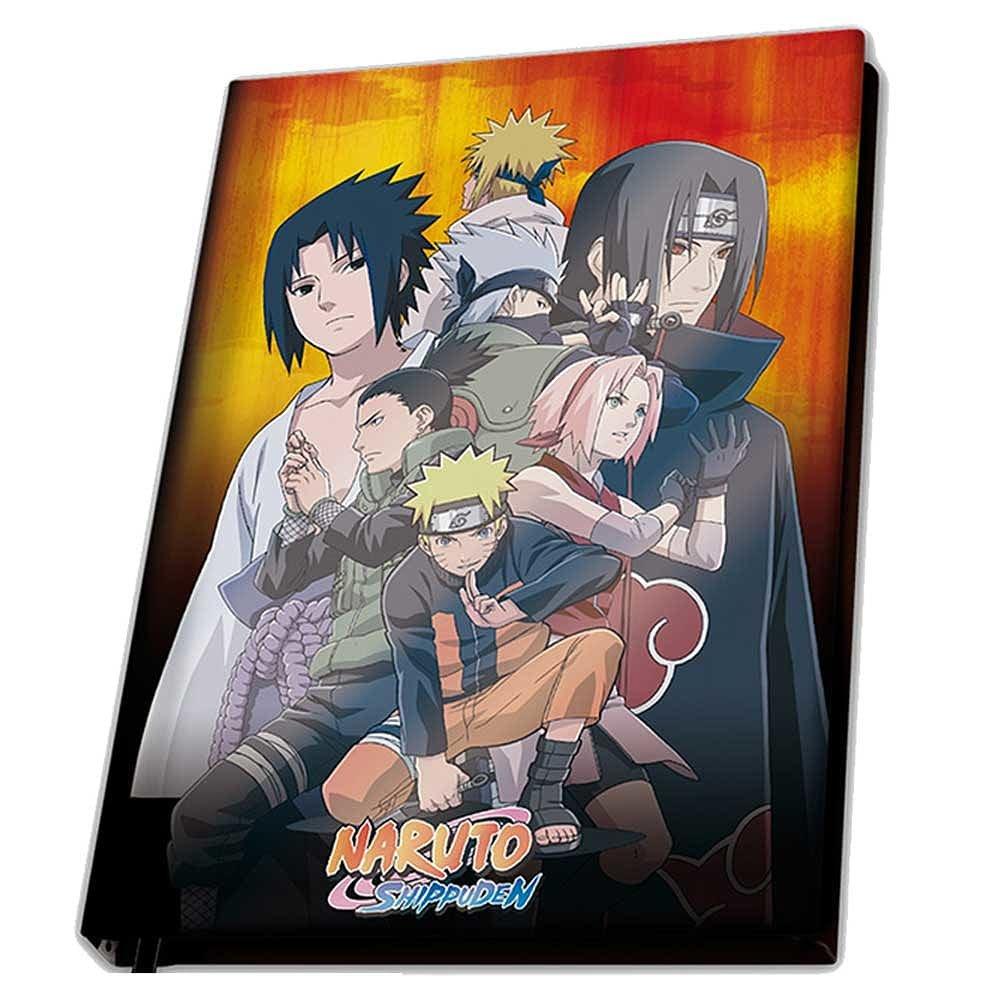 Merchandise - GB Eye - Naruto Shippuden A5 Notebook - Konoha Group