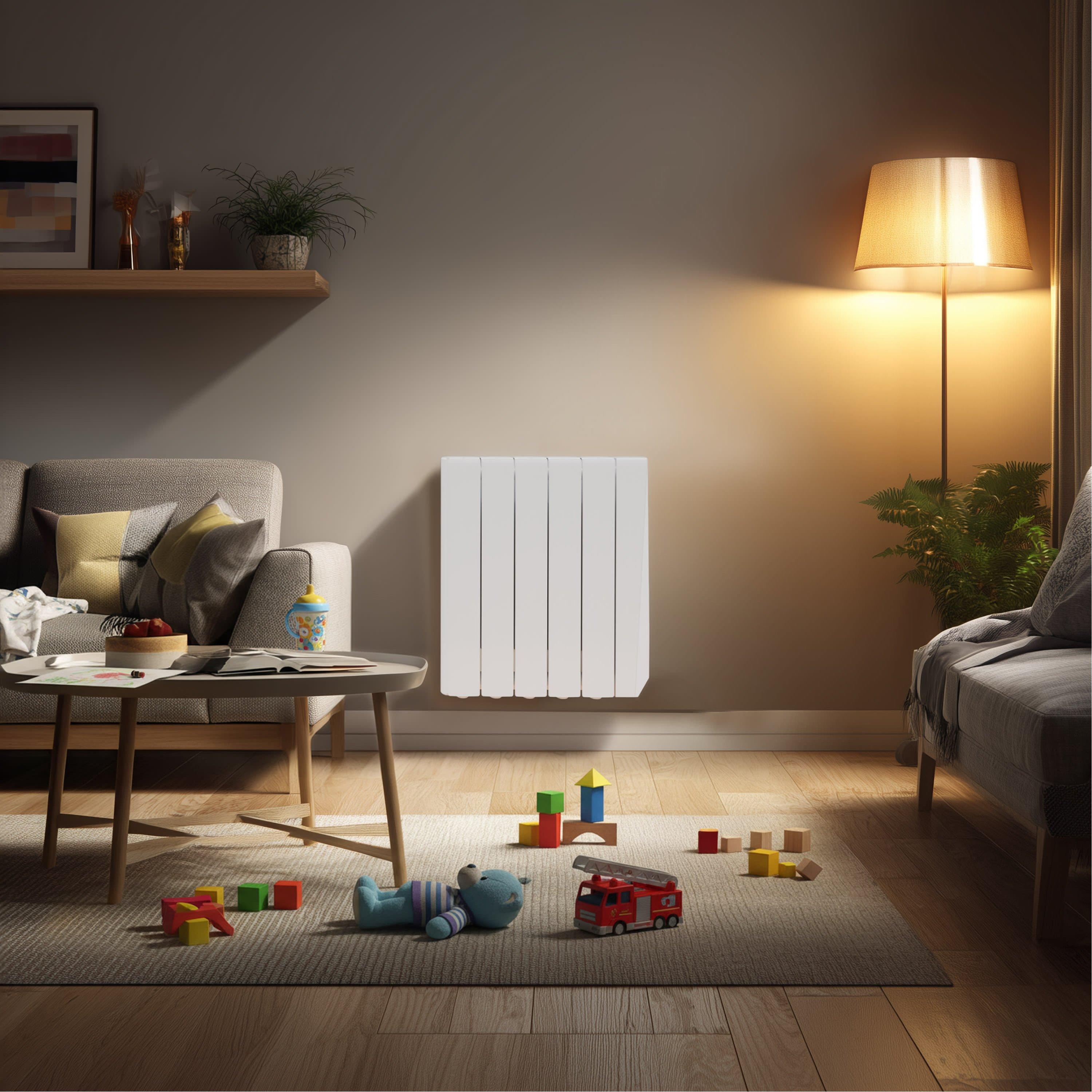 White - Masterplug - Masterplug Smart Oil Radiator 1000W - 7