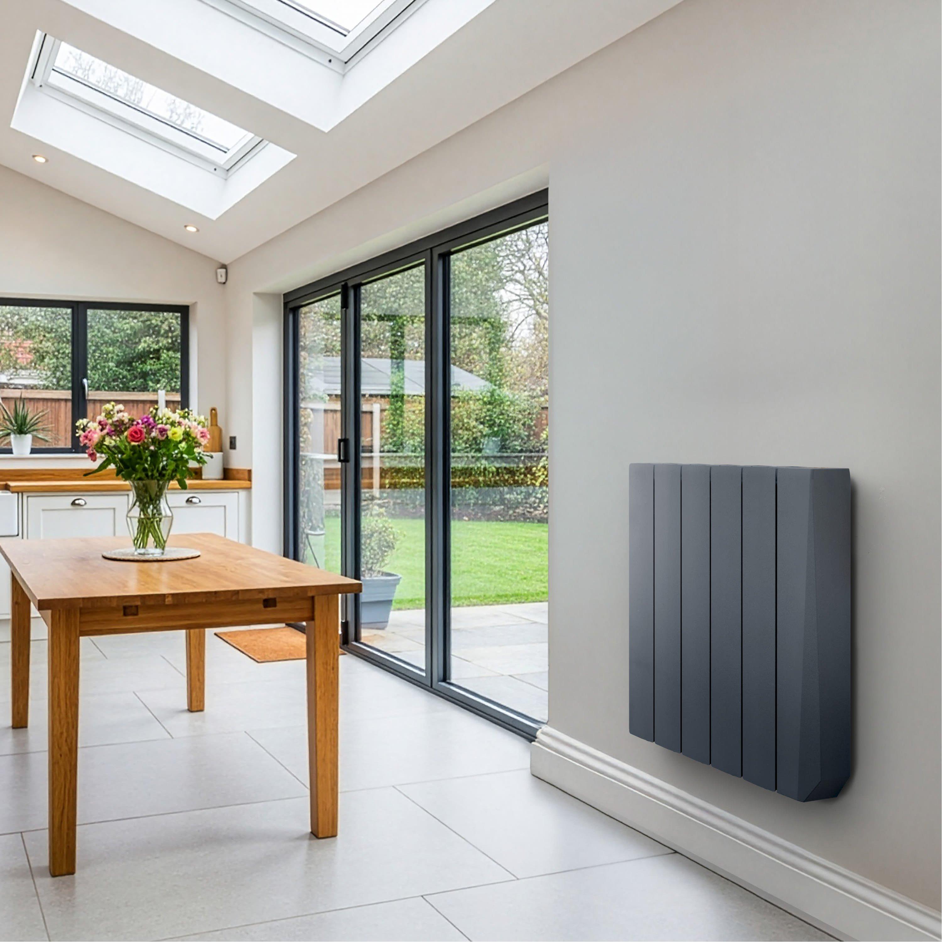 Anthracite Grey - Masterplug - Masterplug Smart Oil Radiator 1000W - 8