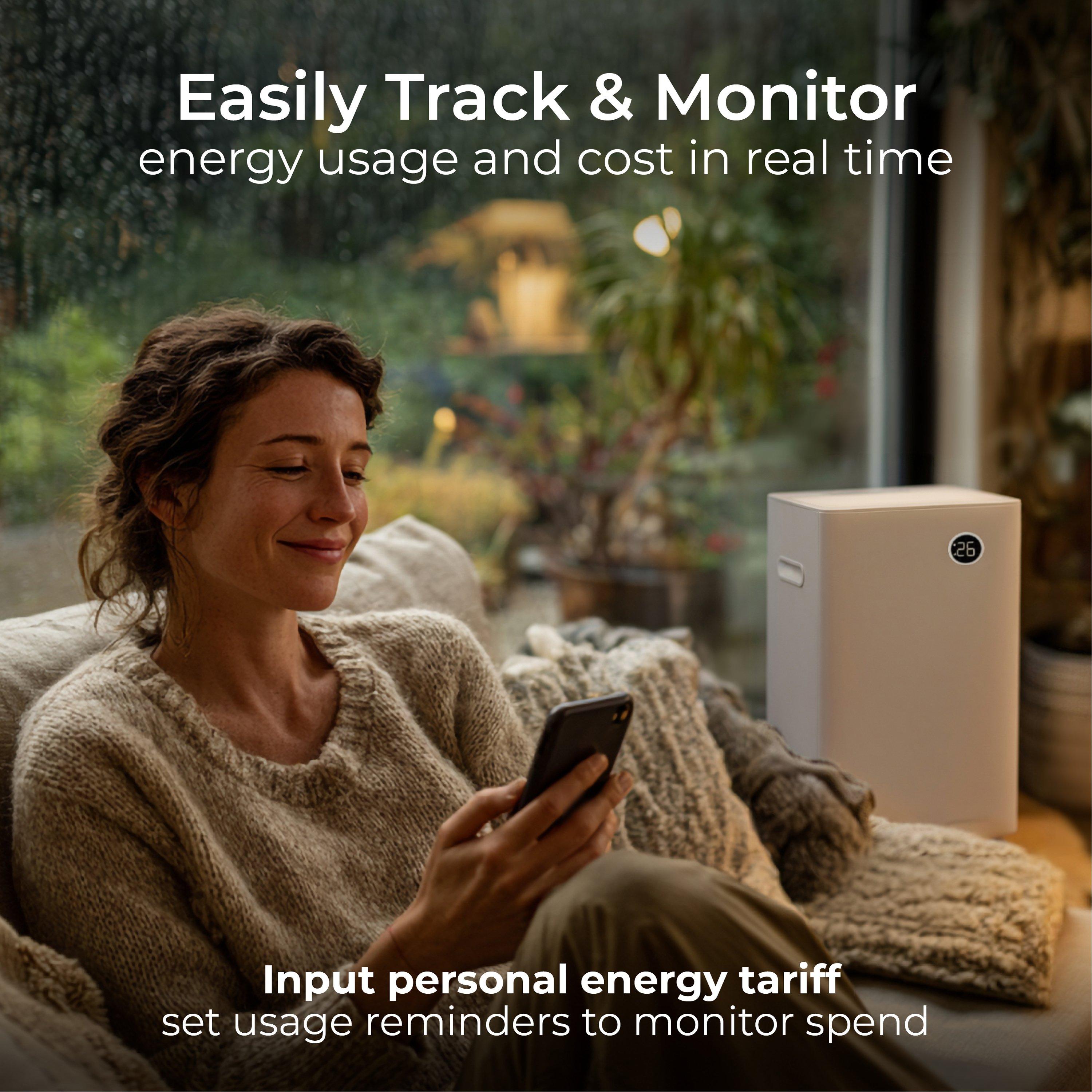 White - Masterplug - Masterplug SmartEnergy Monitoring 20L Dehumidifier - 2