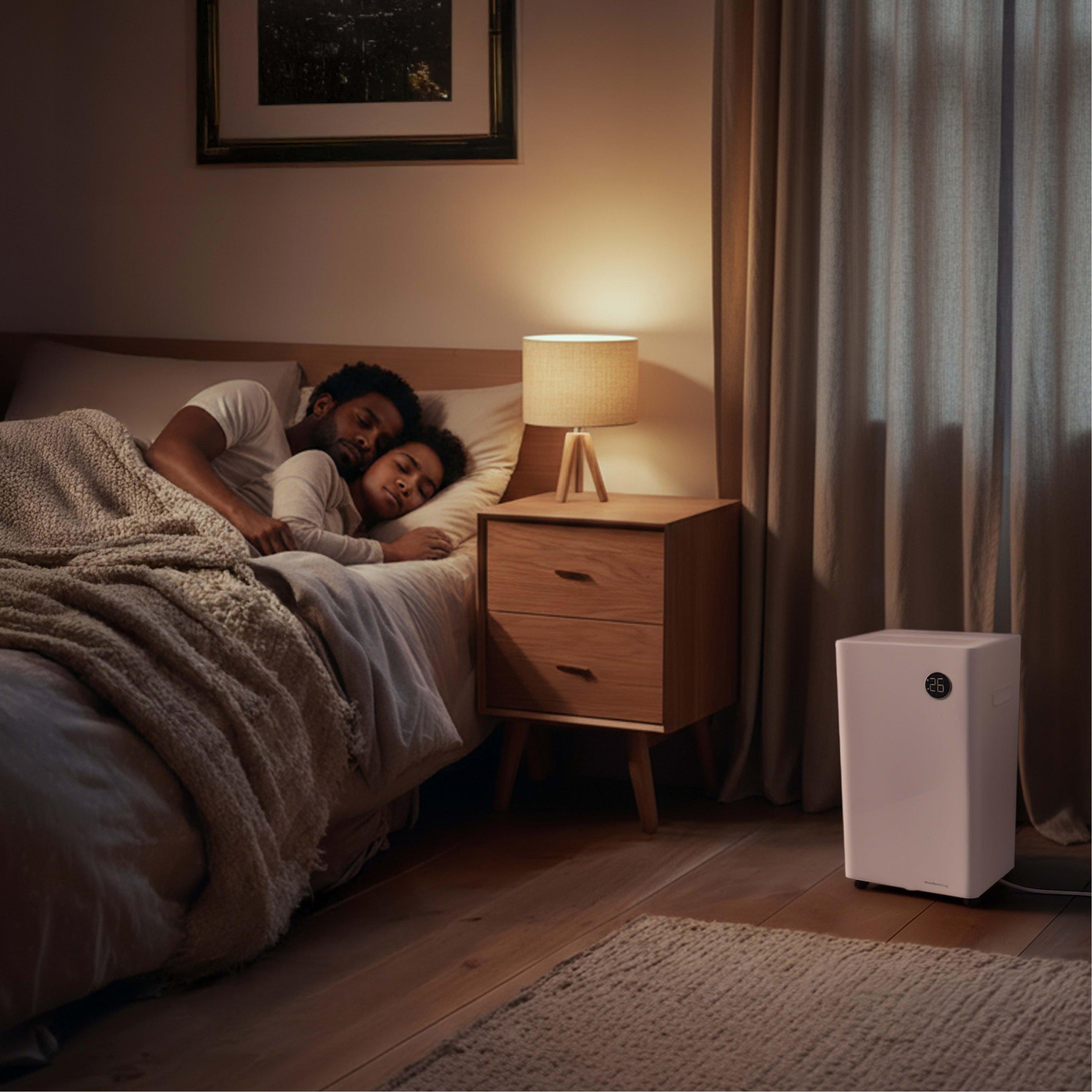 White - Masterplug - Masterplug SmartEnergy Monitoring 20L Dehumidifier - 8