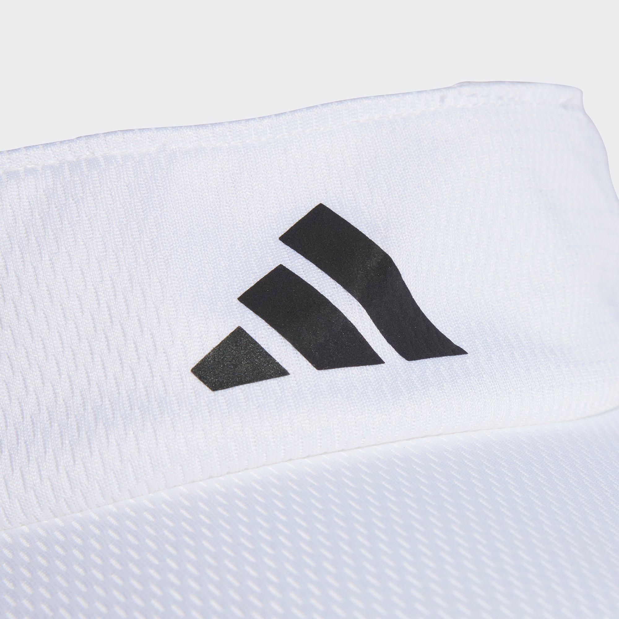 Wht/Reflective - adidas - Aeroready 3 Stripes Performance Visor - 3