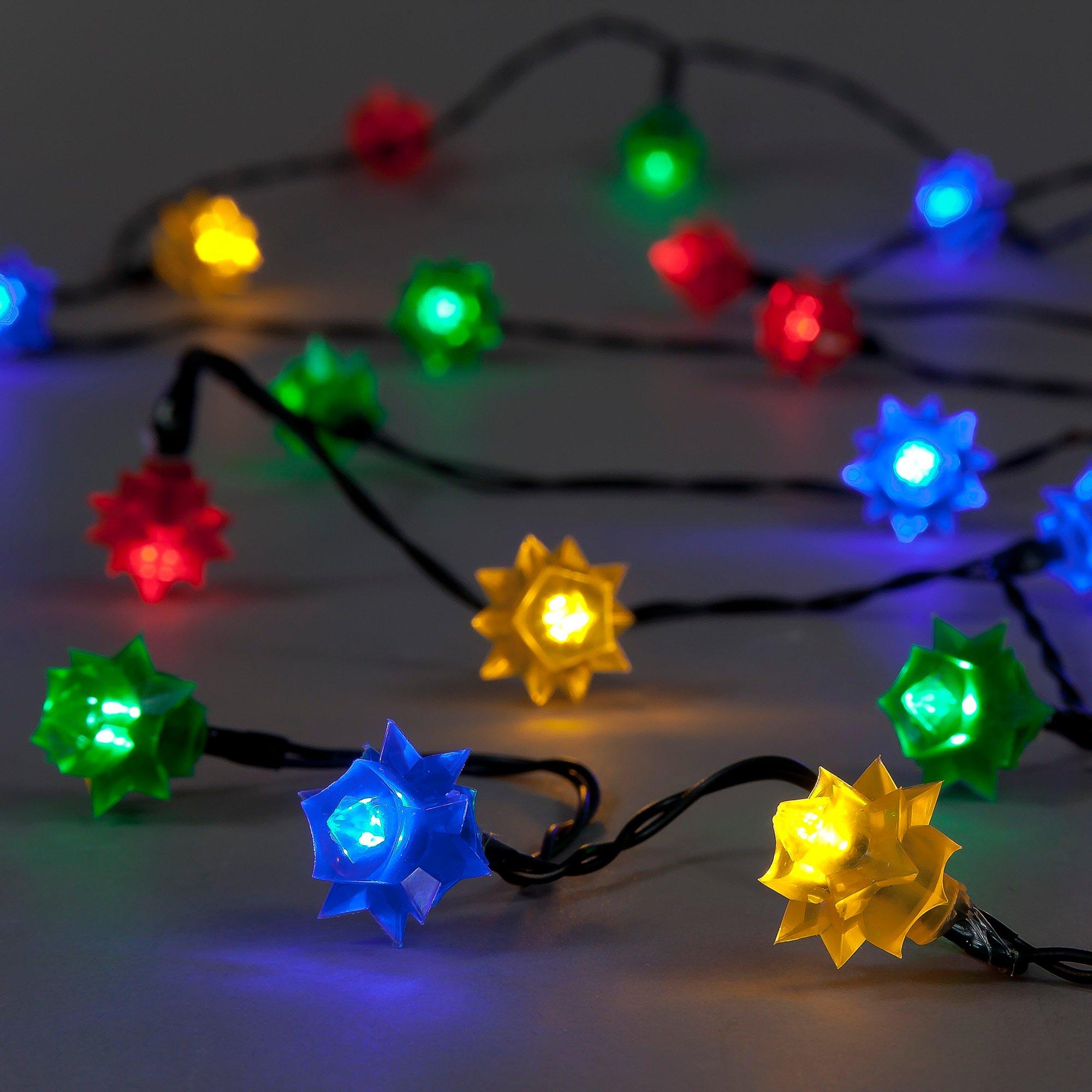 Multi - Snowtime - Outdoor Multi Coloured LED Flower Lights