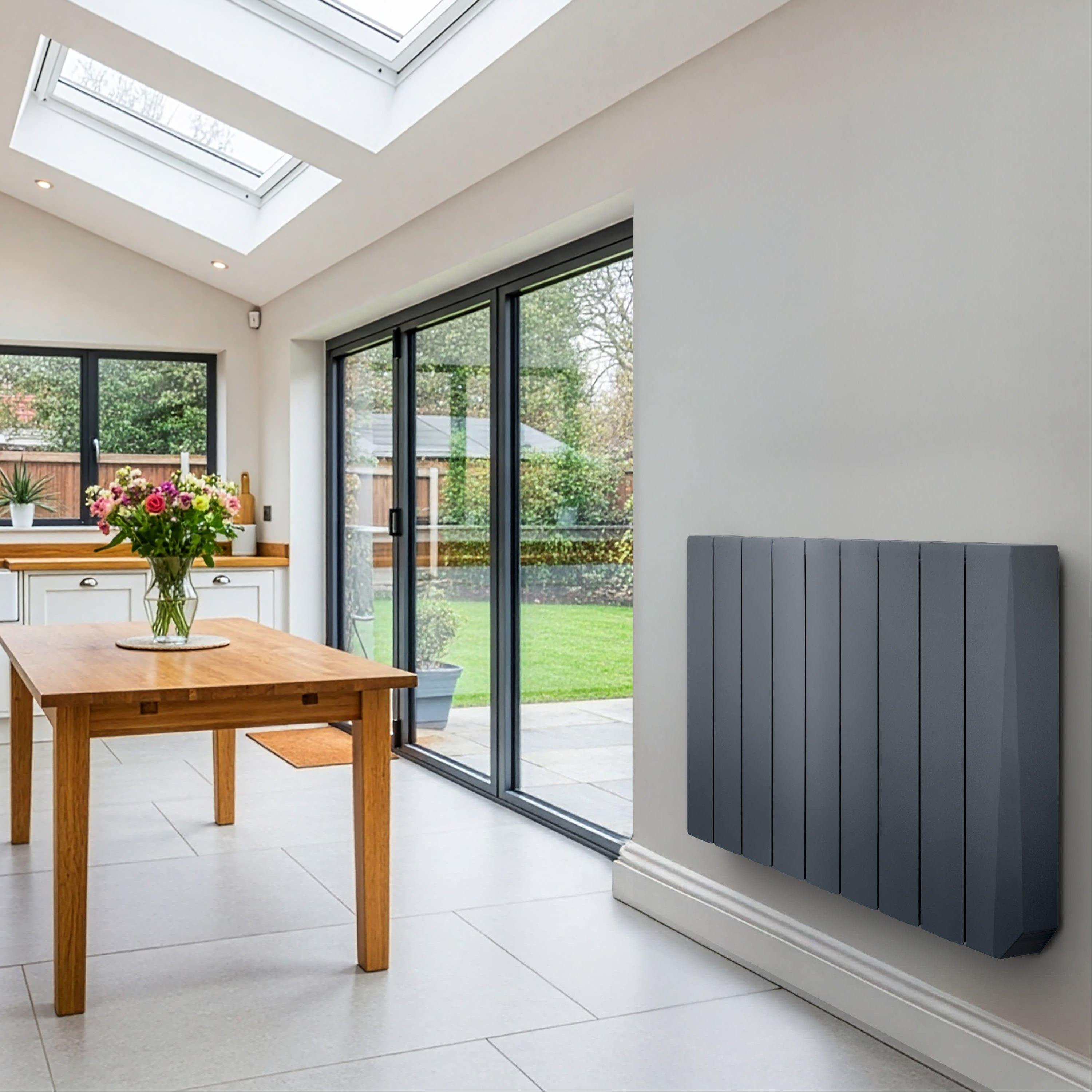 Anthracite Grey - Masterplug - Masterplug Smart Oil Radiator 1500W - 8