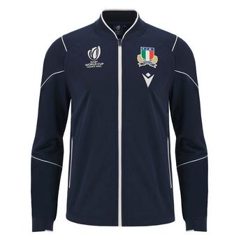 Macron Italy Rugby Anthem Jacket 2023 2024 Adults