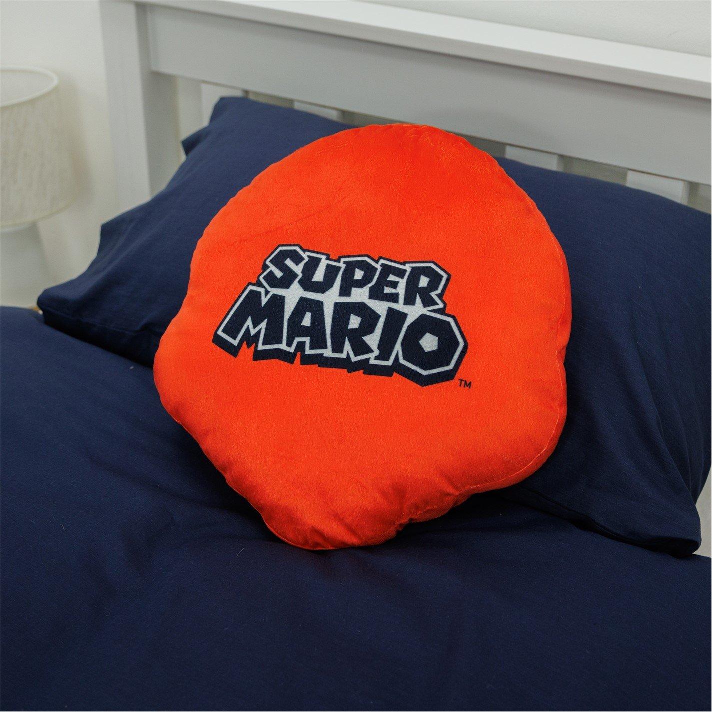 Super Mario Nintendo Mario Shaped Cushion | Sports Direct