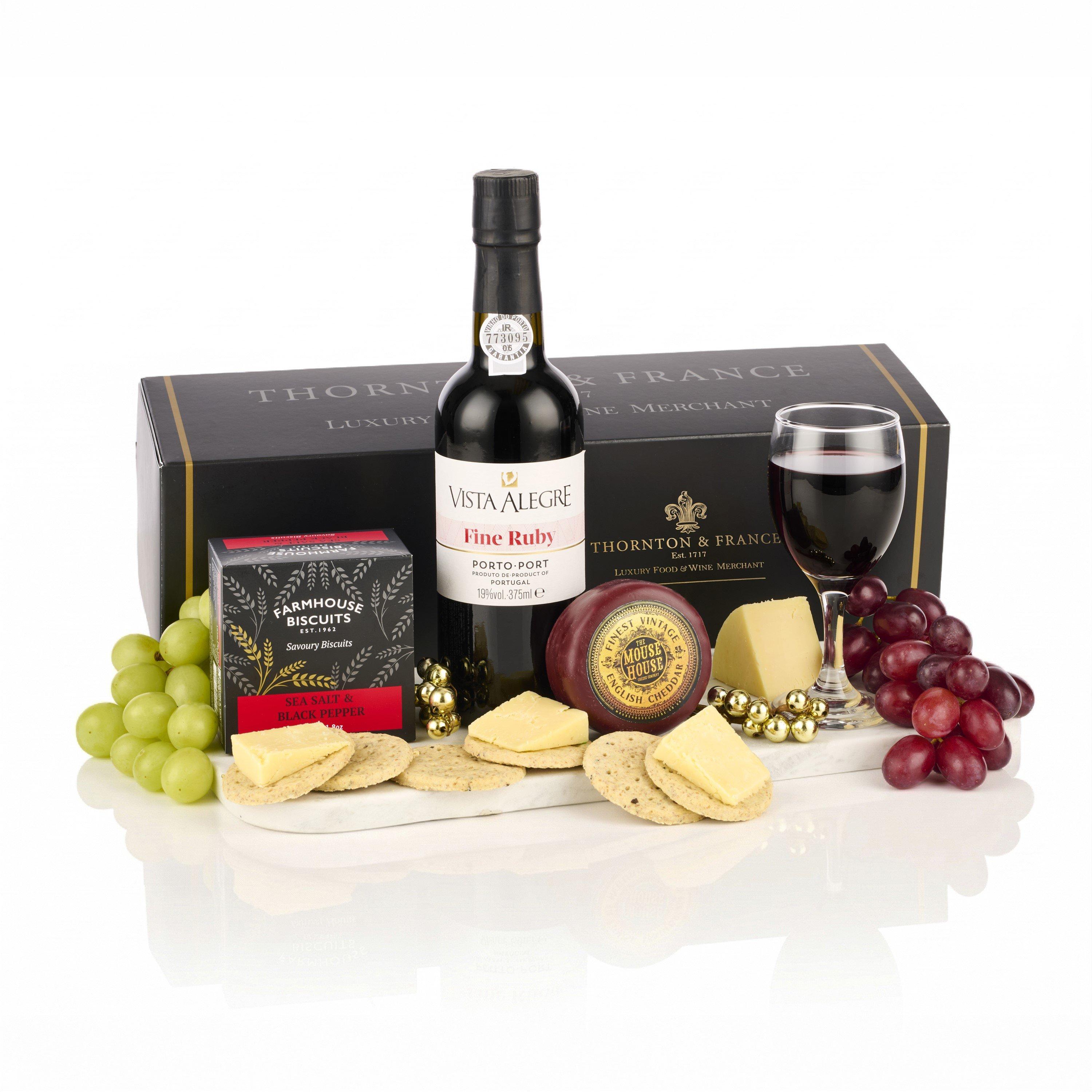 Multi - Spicers of Hythe - Port & Cheese  Port & Cheese Gift