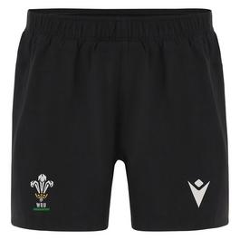 Macron Welsh Rugby Training Shorts 2024 Adults