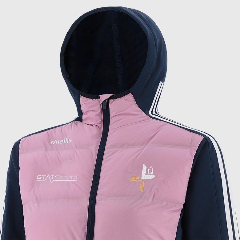 PNK/MNE/WHI - ONeills - Louth Hydra Padded Hooded Jacket Ladies - 2