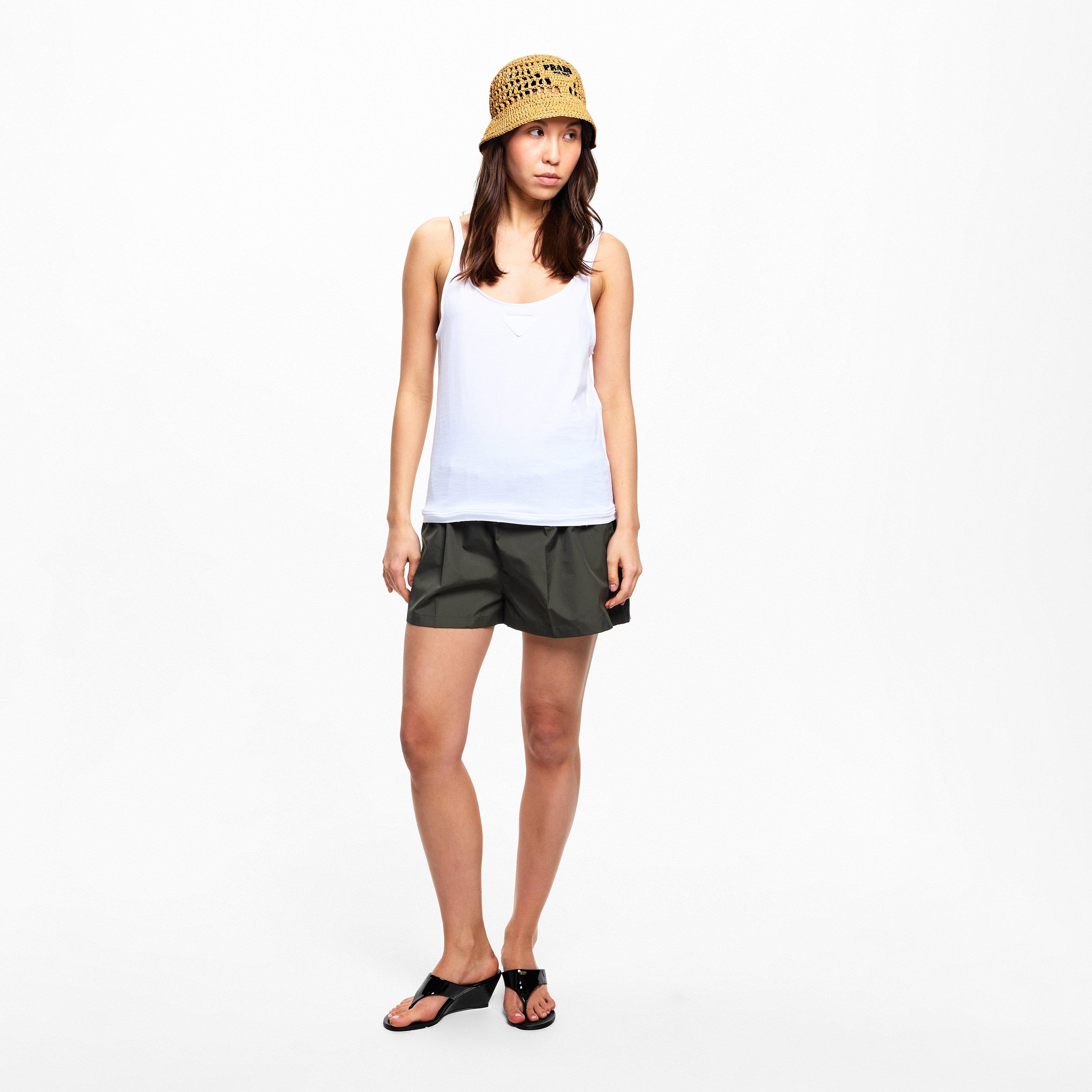 Naturale - Prada - Women's Crochet Bucket Hat - 5
